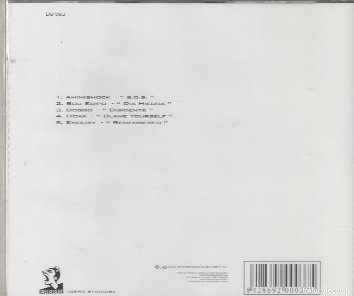 CDs de m&uacute;sica: ZERO-5 CANCIONES-CD-2003-ZERO-AMIMISSHOCH - Foto 2