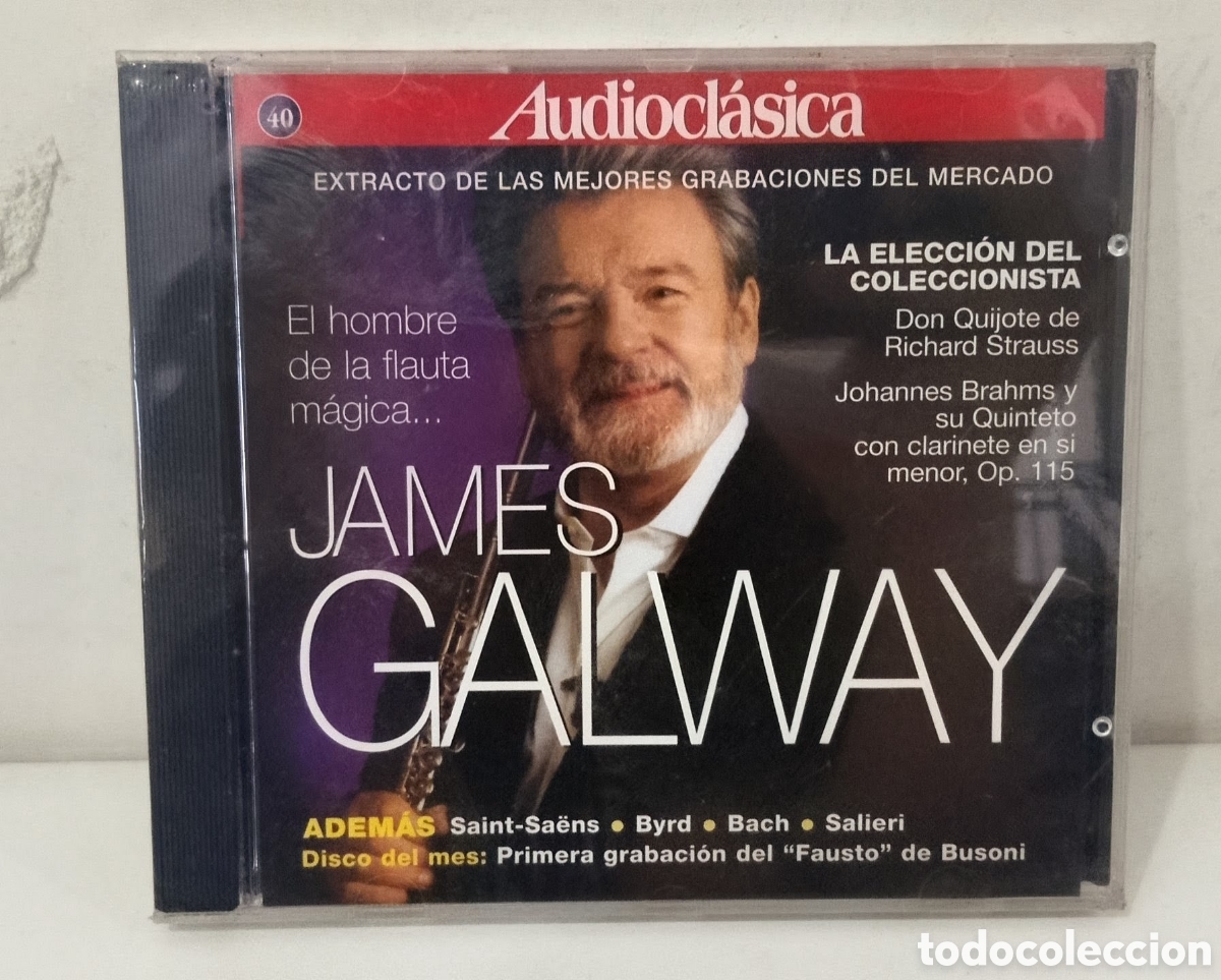CDs de M&uacute;sica: JAMES GALWAY - EL HOMBRE DE LA FLAUTA MAGICA. CD PRECINTADO