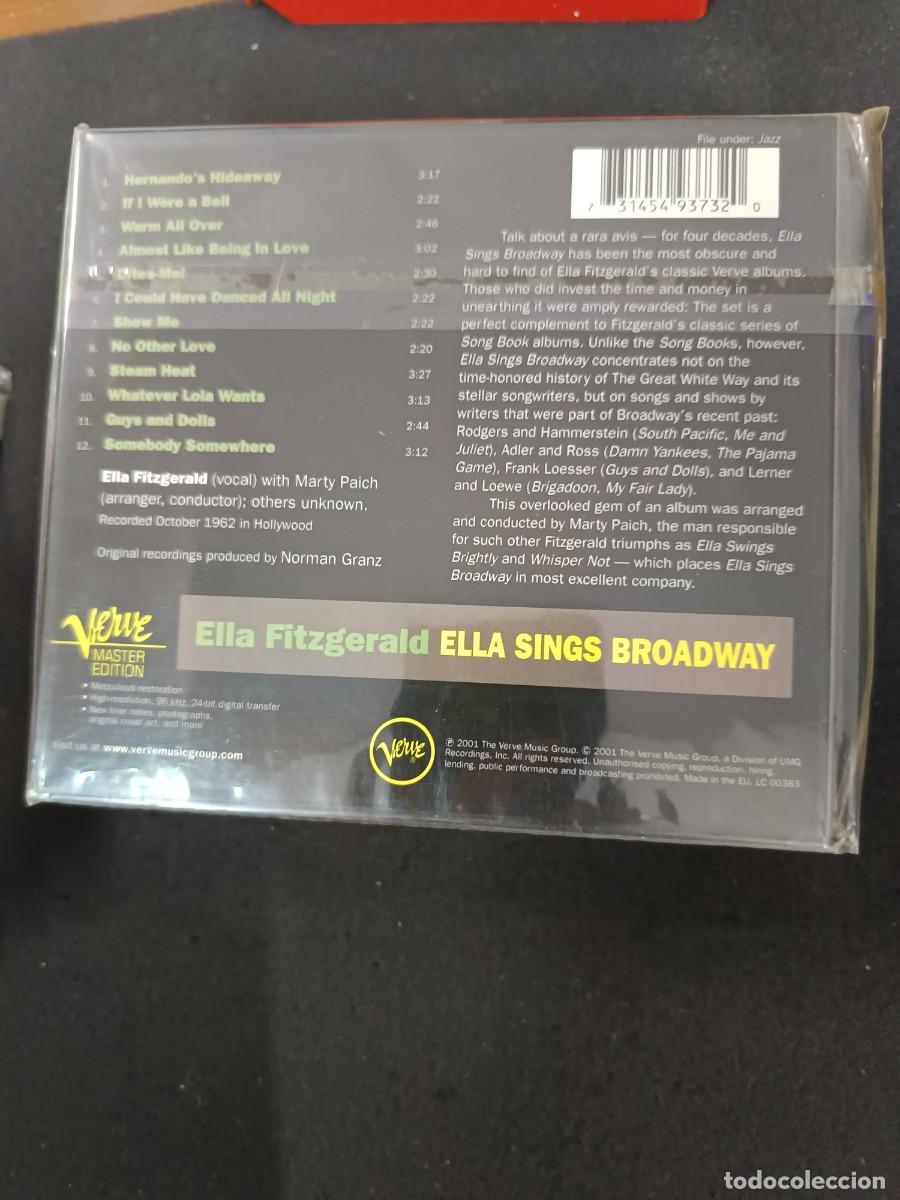 CDs de m&uacute;sica: ELLA SINGS BROADWAY. (VERVE) - Foto 2