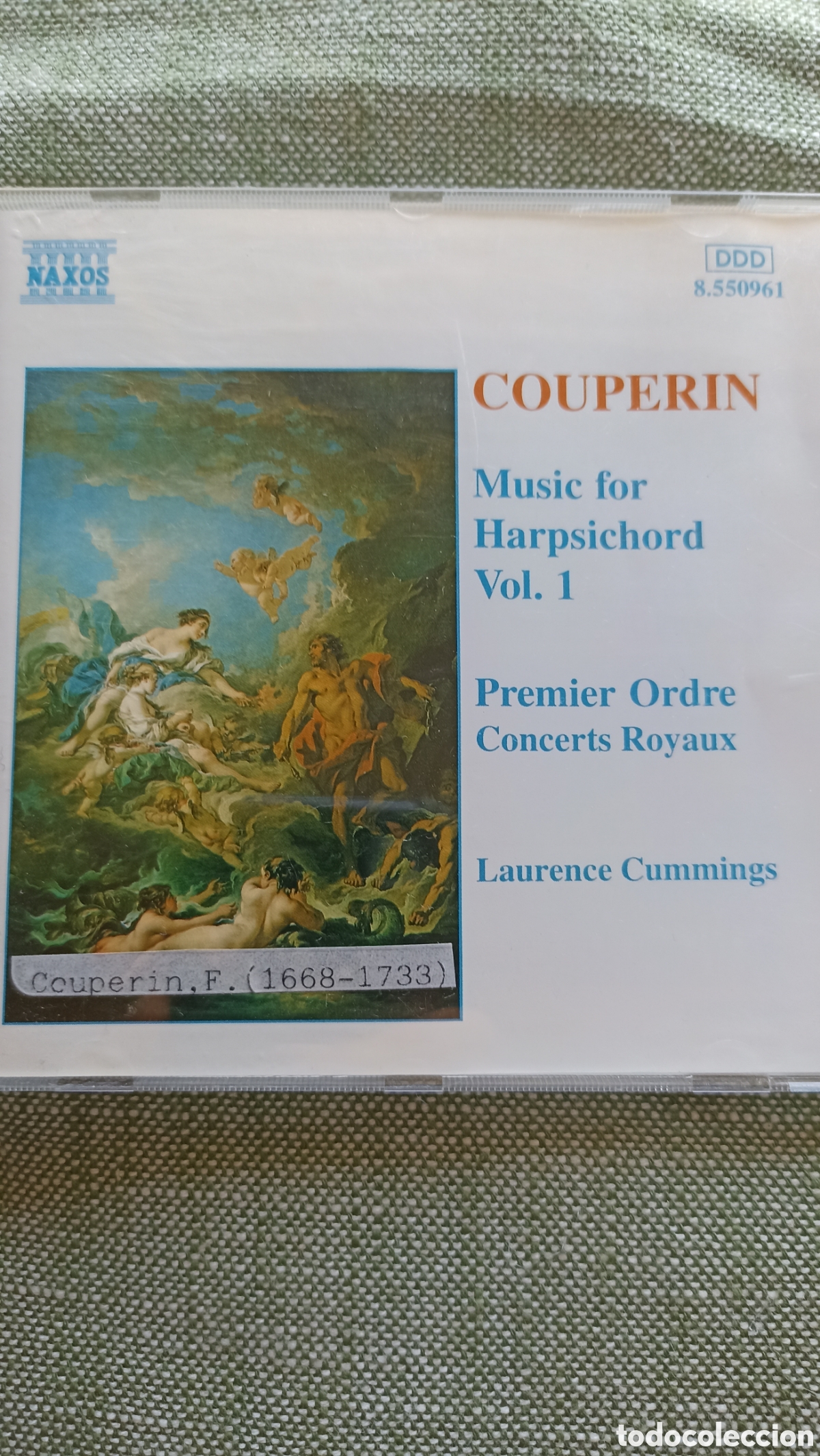 CDs de M&uacute;sica: Volumen 1 de &rdquo;Music for Harpsichord&rdquo; de Fran&ccedil;ois Couperin, interpretado por Laurence Cummings