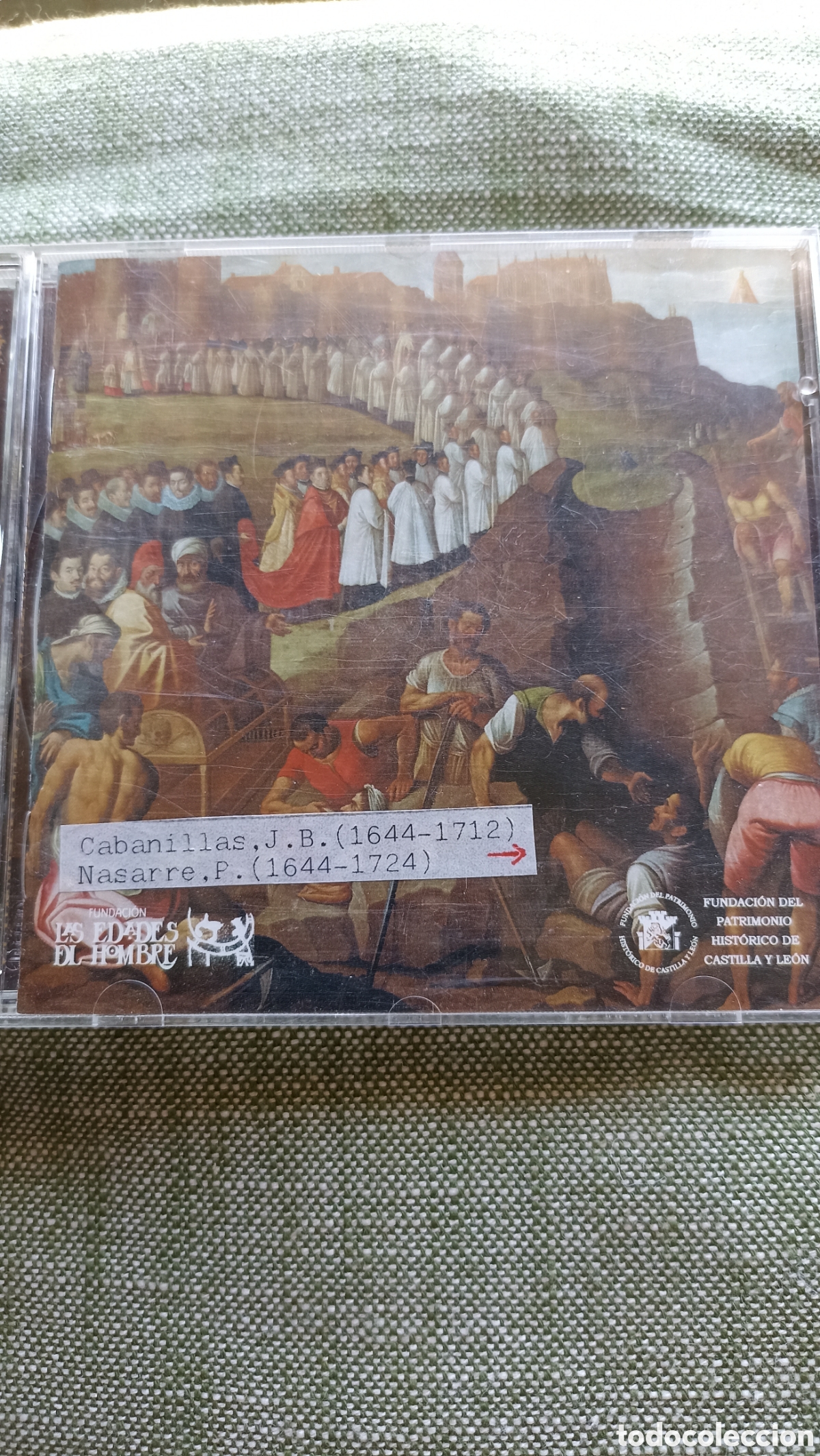 CDs de M&uacute;sica: CD de m&uacute;sica barroca espa&ntilde;ola, publicado por la Fundaci&oacute;n Las Edades del Hombre.