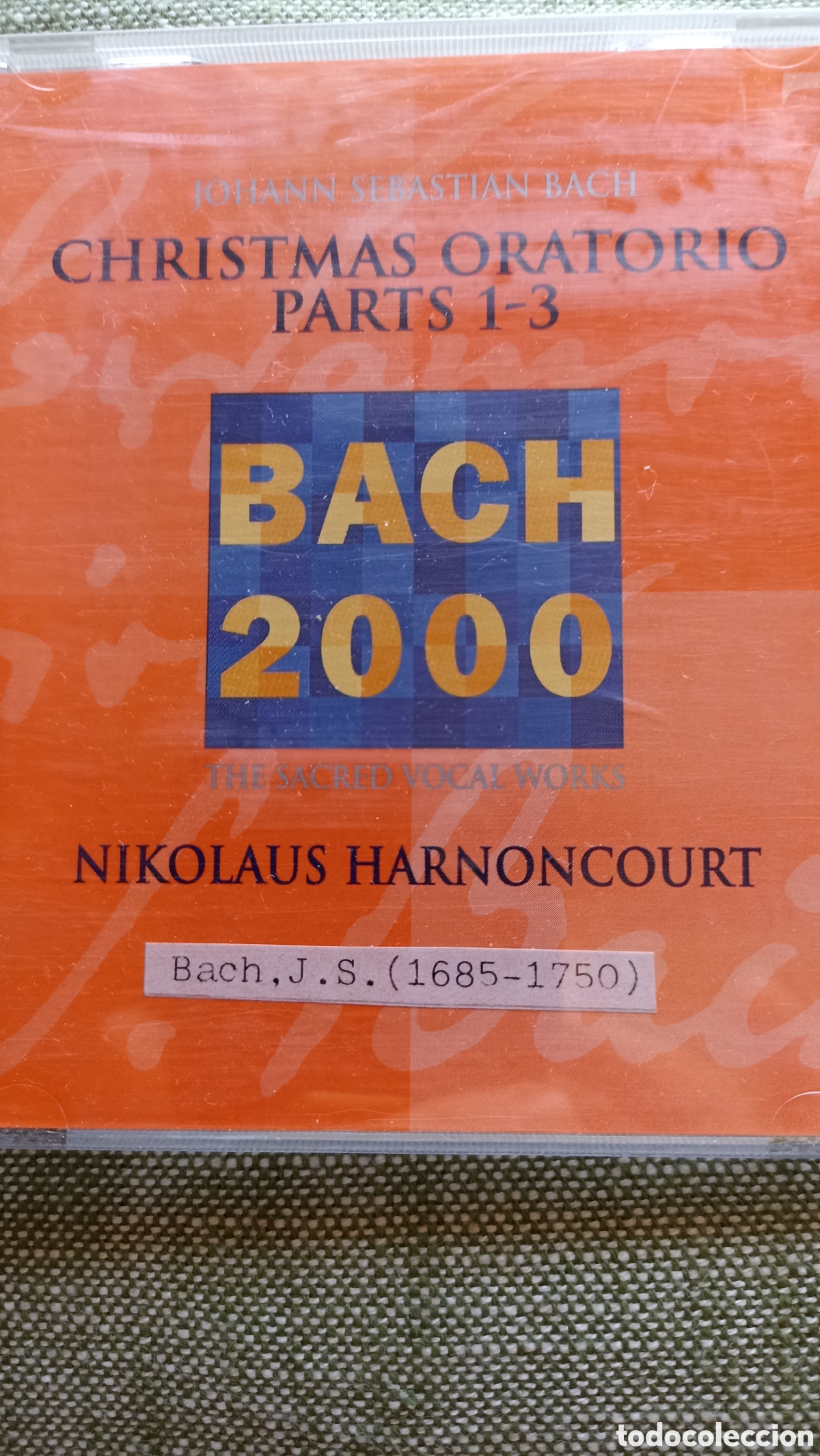 CDs de M&uacute;sica: Oratorio de Navidad (Partes 1-3) dirigido por Nikolaus Harnoncourt.