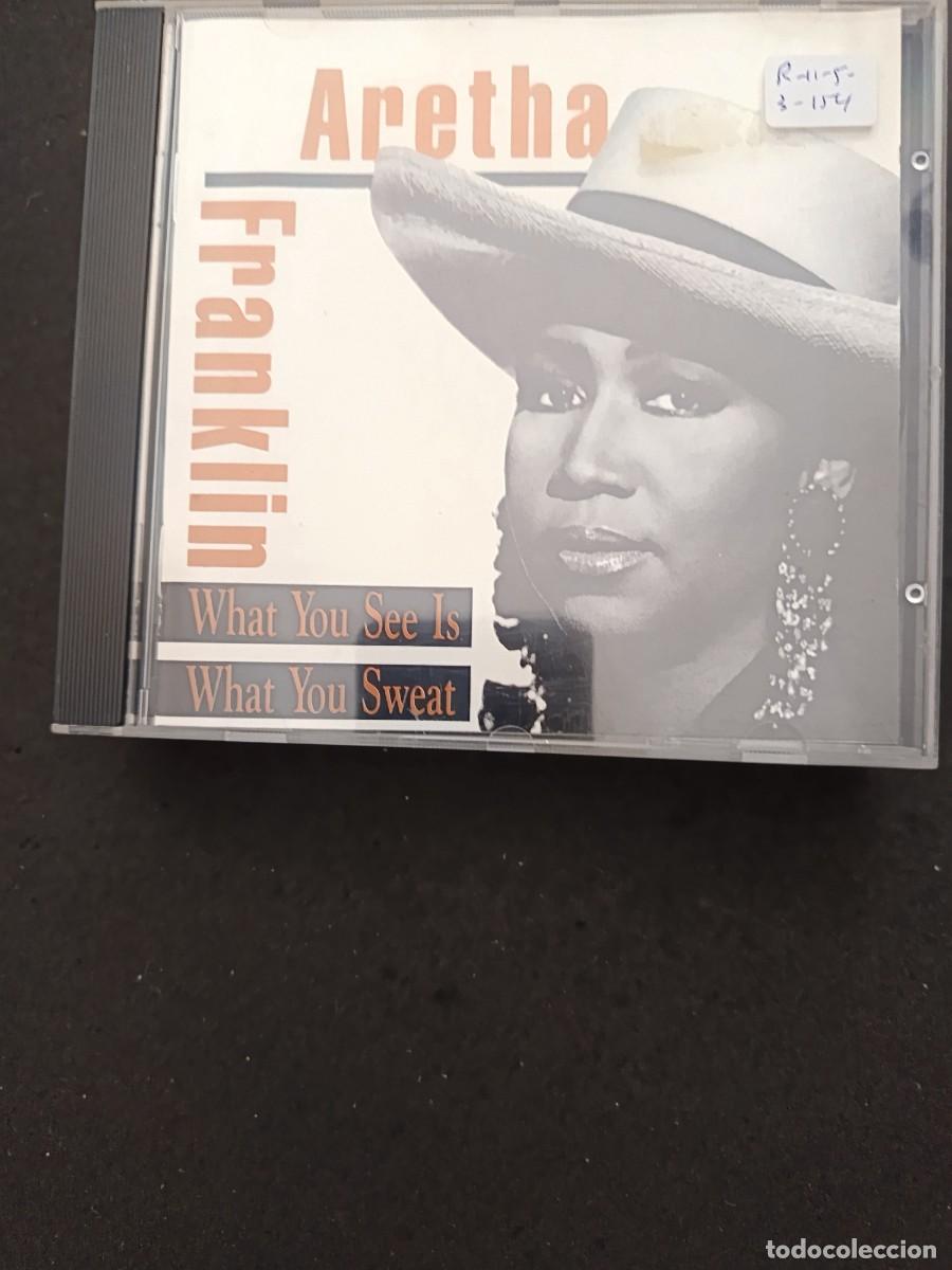 CDs de M&uacute;sica: ARETHA FRANKLIN. WAHT YOU SEE IS WHAT YOU SWEAT