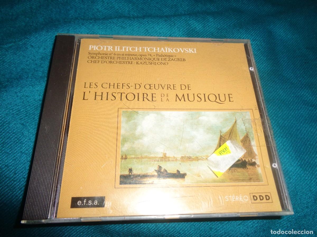 CDs de M&uacute;sica: TCHAIKOVSKI. PATHETIQUE. LES CHEFS D&acute;OEUVRE DU L&acute;HISTOIRE DE LA MUSIQUE. CD (#)
