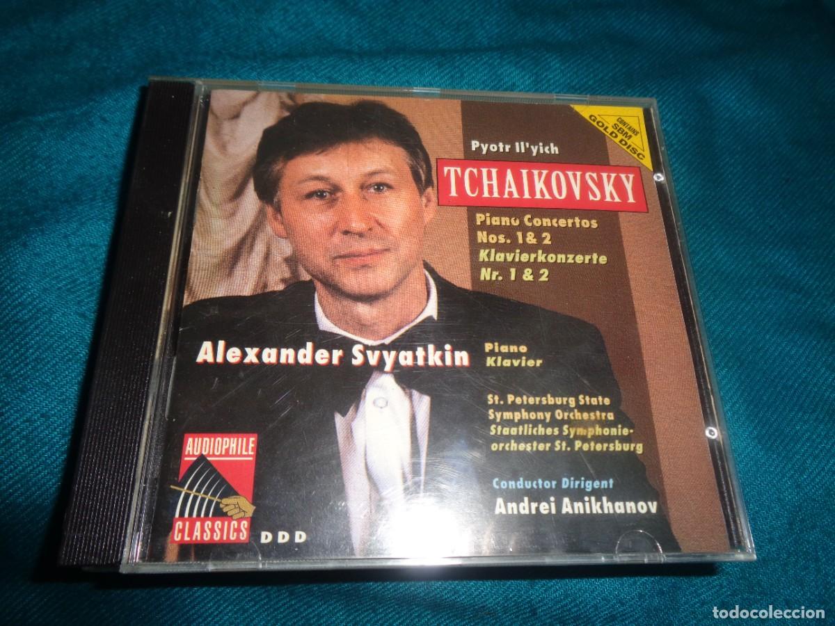 CDs de M&uacute;sica: TCHAIKOVSKI. PIANO CONCERTOS / KLAVIERKONZERTE. ALEXANDER SVYATKIN. CD. EDC. BRASIL. IMPECABLE