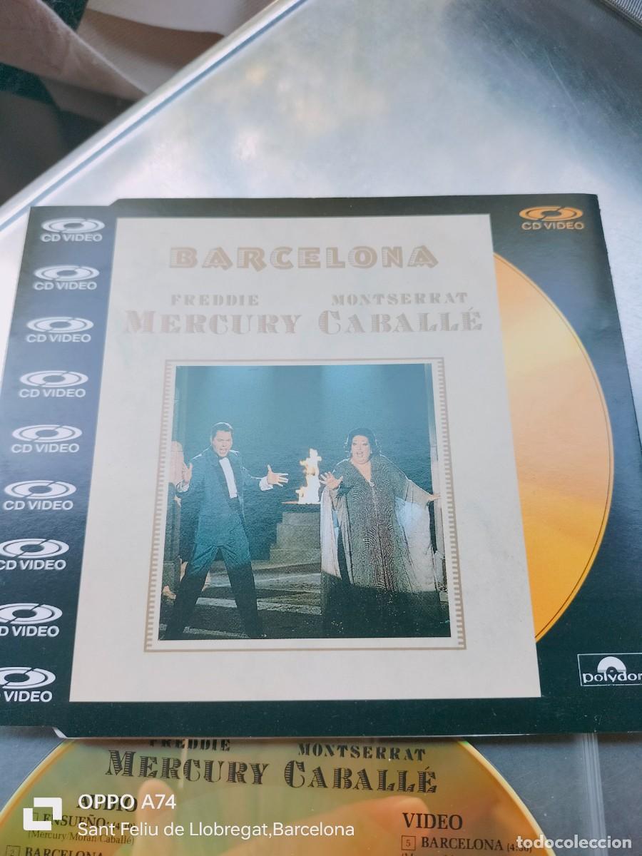 CDs de M&uacute;sica: RAR CD VIDEO. FREDDIE MERCURY (QUEEN) & MONTSERRAT CABALL&Eacute;. BARCELONA