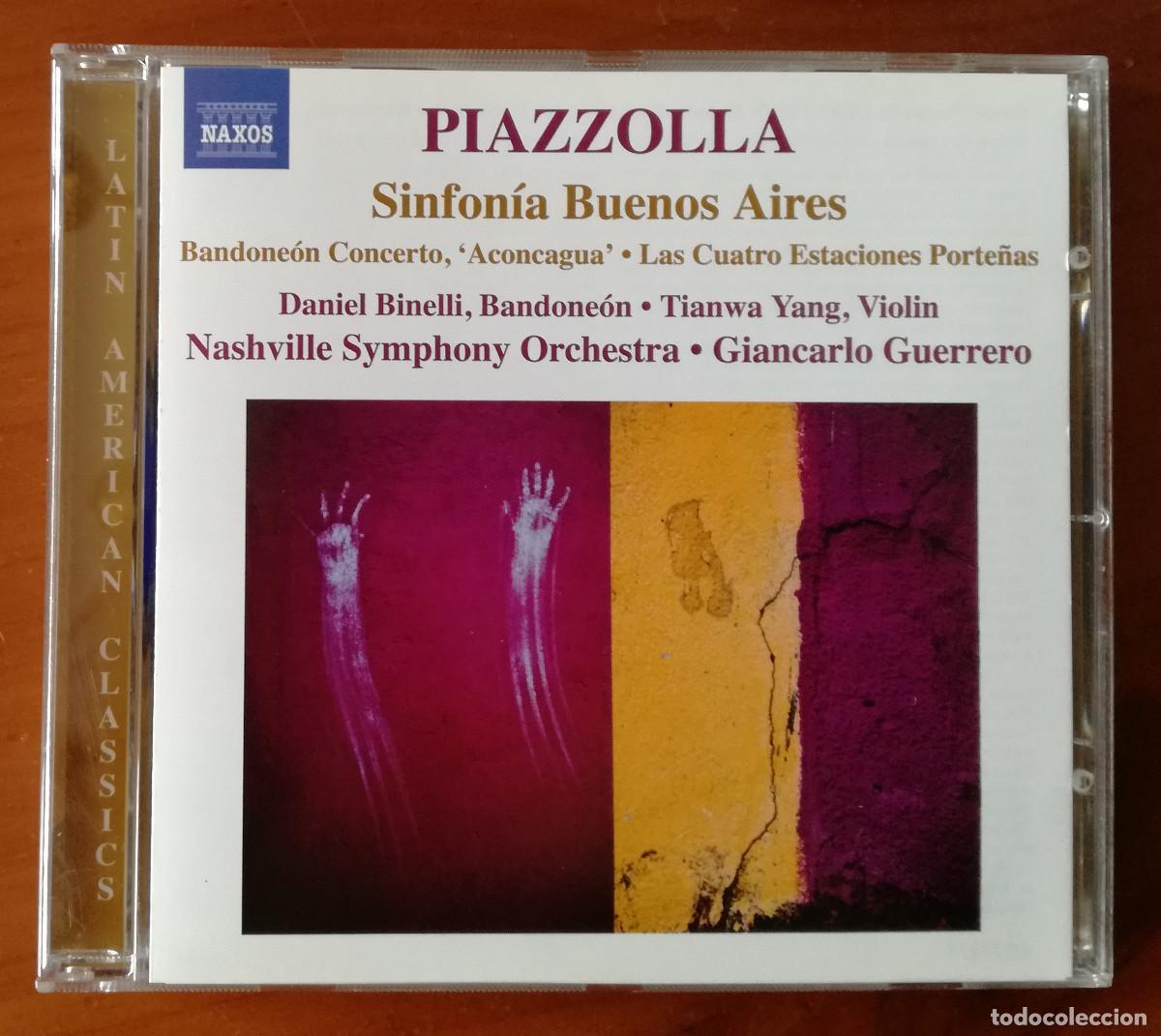 CDs de M&uacute;sica: PIAZZOLLA - SINFONIA BUENOS AIRES - NAXOS - PEDIDO MINIMO 7&euro;