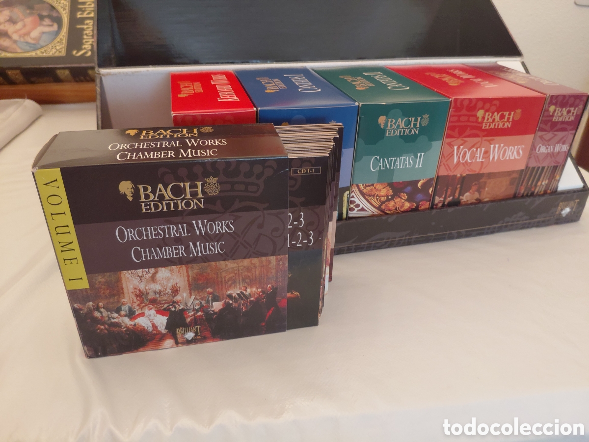 ⭐︎Bach Edition Complete Works 160 CD Box bach edition – complete works (160 cd box) - Compra venta en