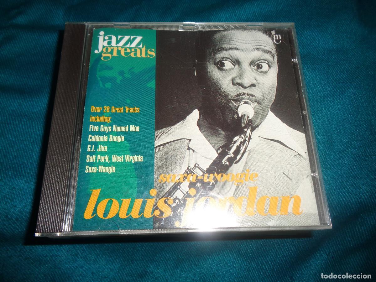 CDs de M&uacute;sica: LOUIS JORDAN. SAXA WOOGIE. JAZZ GREATS. CD. IMPECABLE (#)