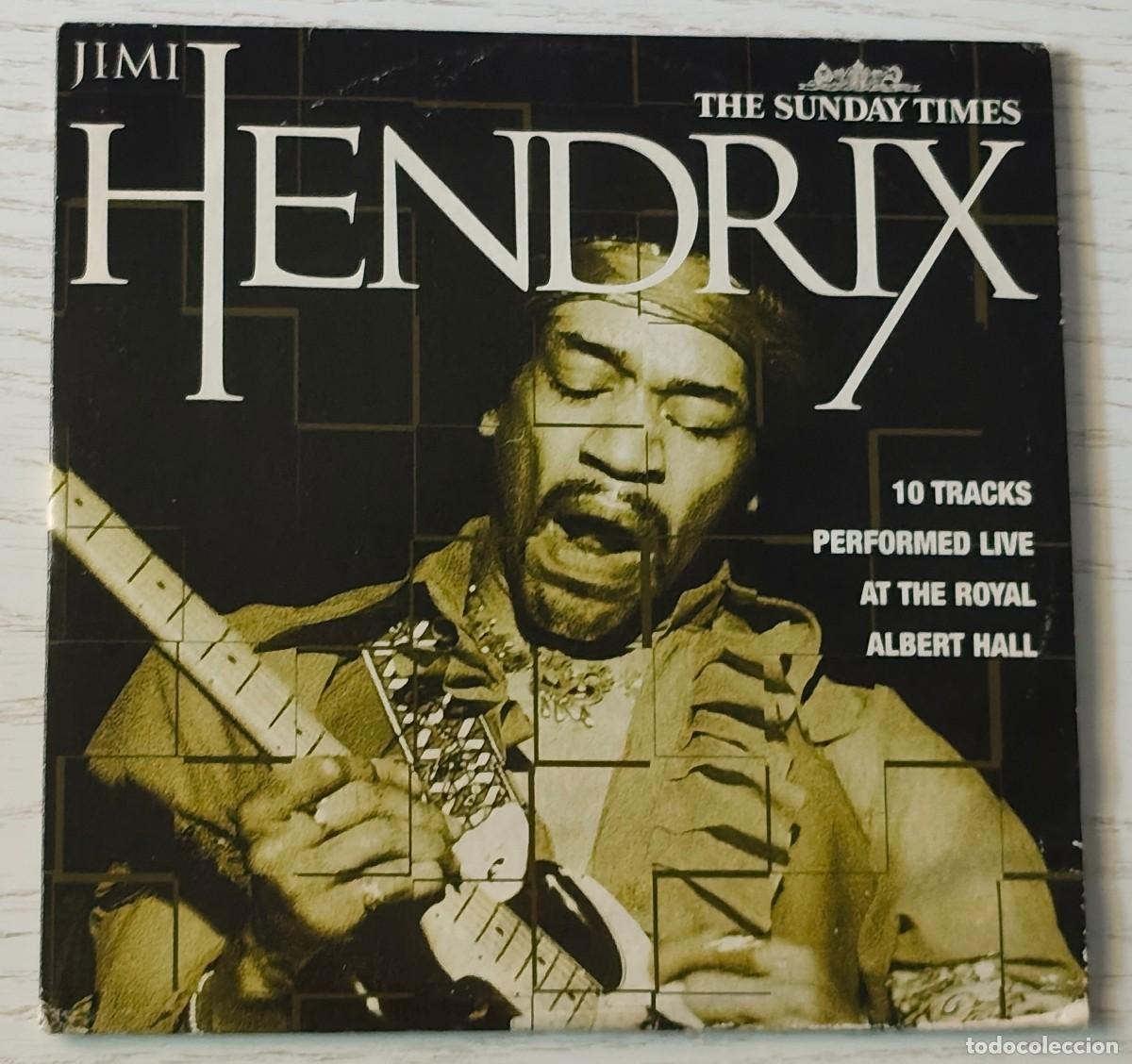 CDs de M&uacute;sica: CD: JIMI HENDRIX - The Sunday Times (10 tracks performed live at the Royal Albert Hall)