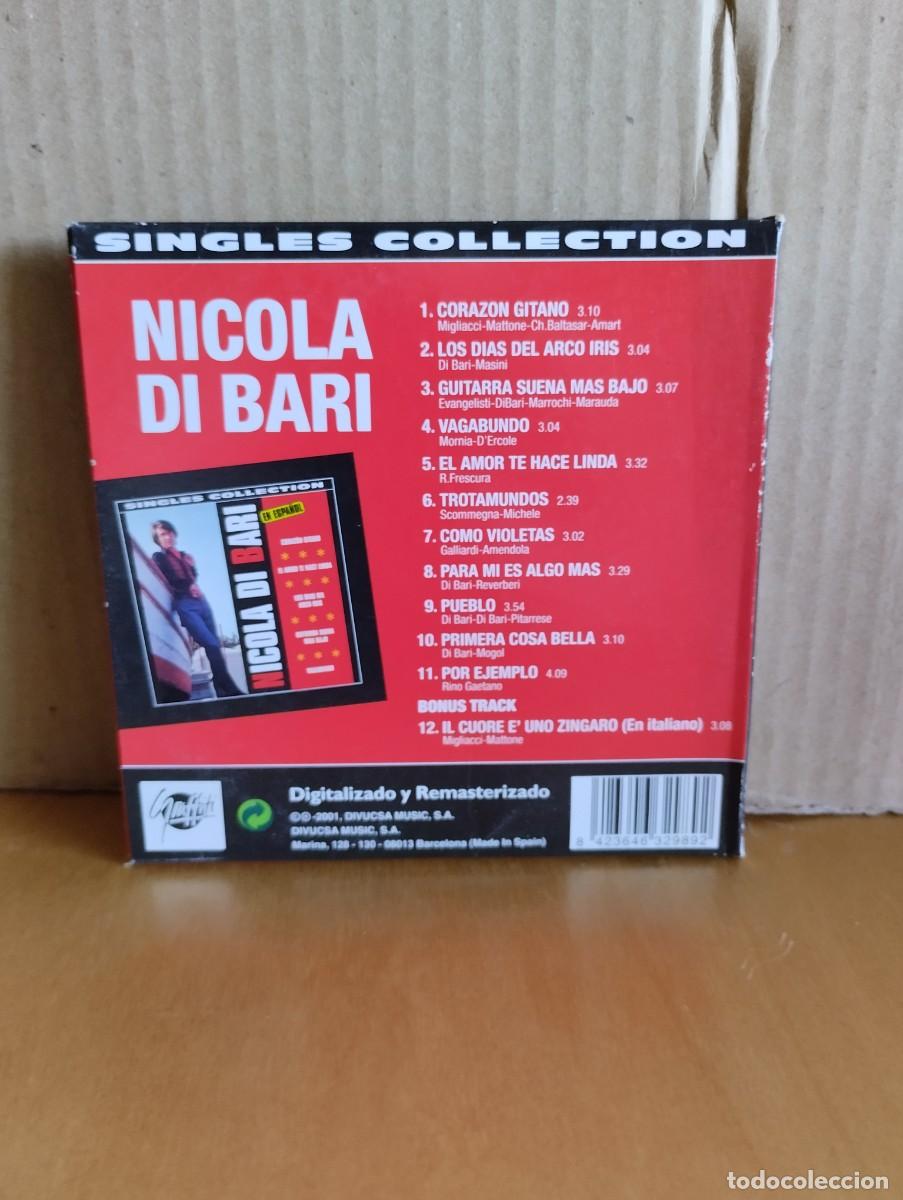CDs de m&uacute;sica: NICOLA DI BARI ----- SINGLES COLLECTION - Foto 2