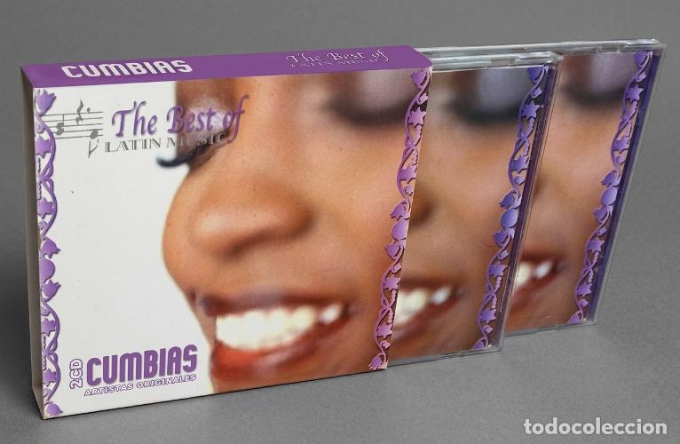CDs de M&uacute;sica: [DOBLE CD]. CUMBIAS. THE BEST OF. ARTISTAS ORIGINALES. RECOPILATORIO. MUSICA LATINA.