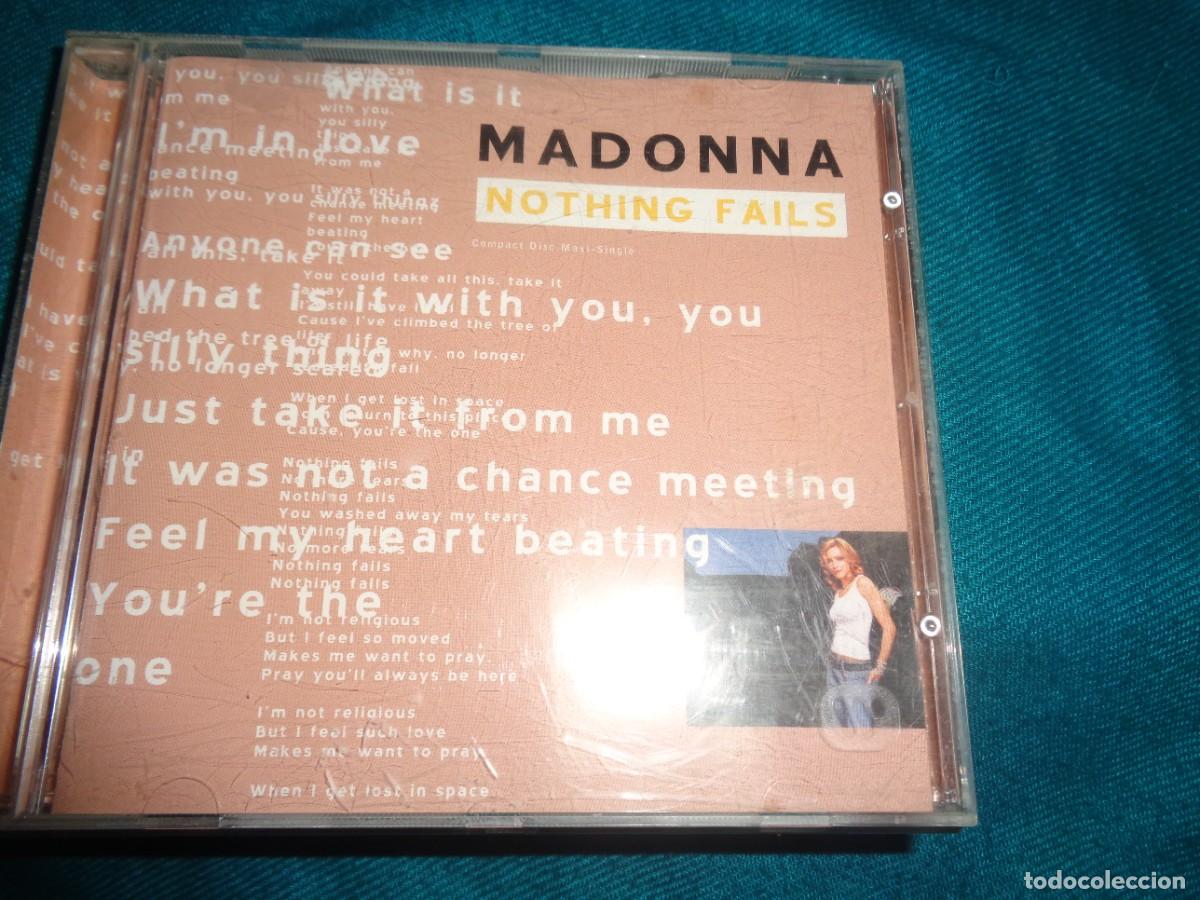 CDs de m&uacute;sica: MADONNA. NOTHING FAILS. CD MAXI-SINGLE. IMPECABLE(#) - Foto 1
