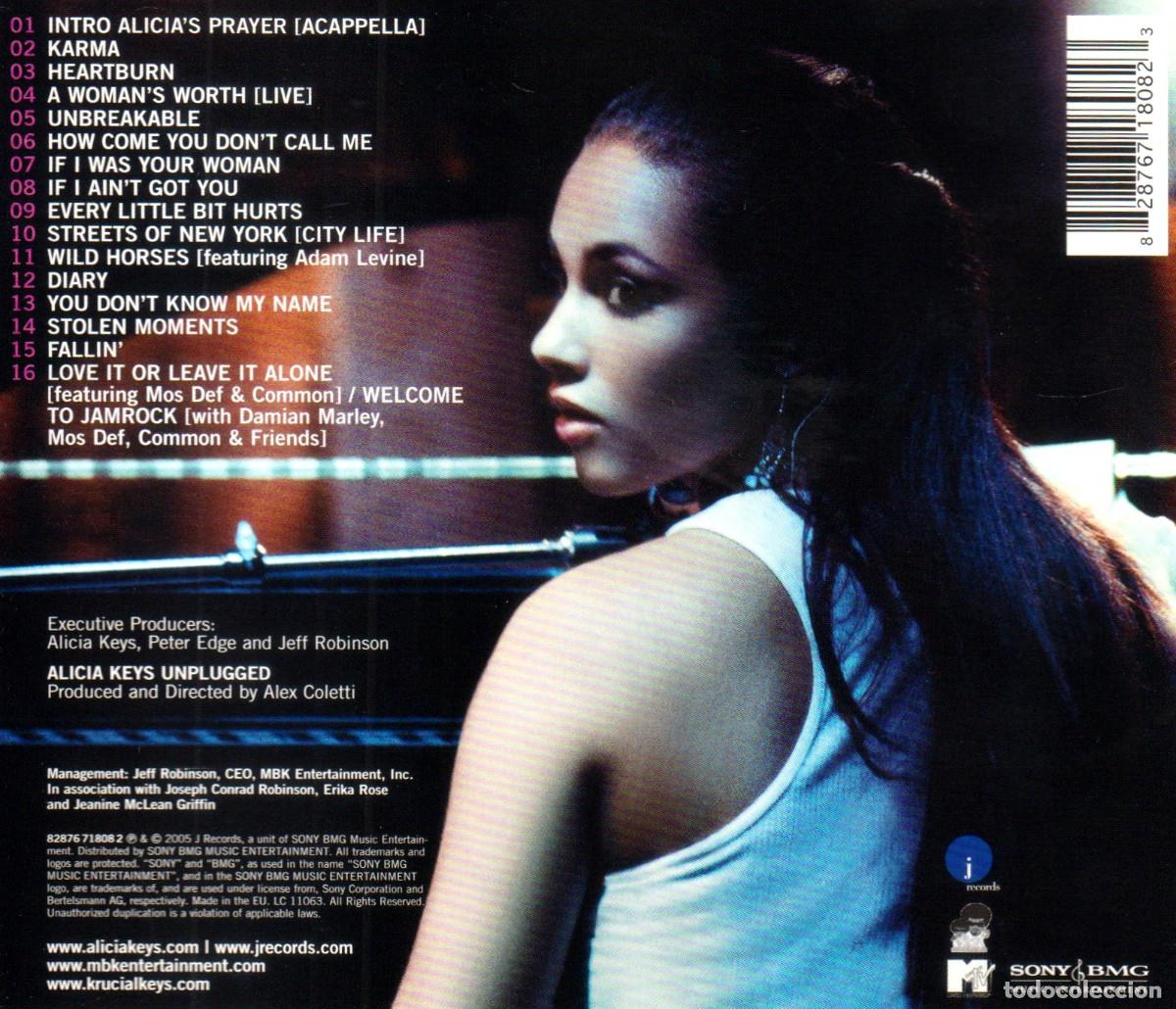 CDs de m&uacute;sica: ALICIA KEYS. UNPLUGGED. CD. - Foto 2