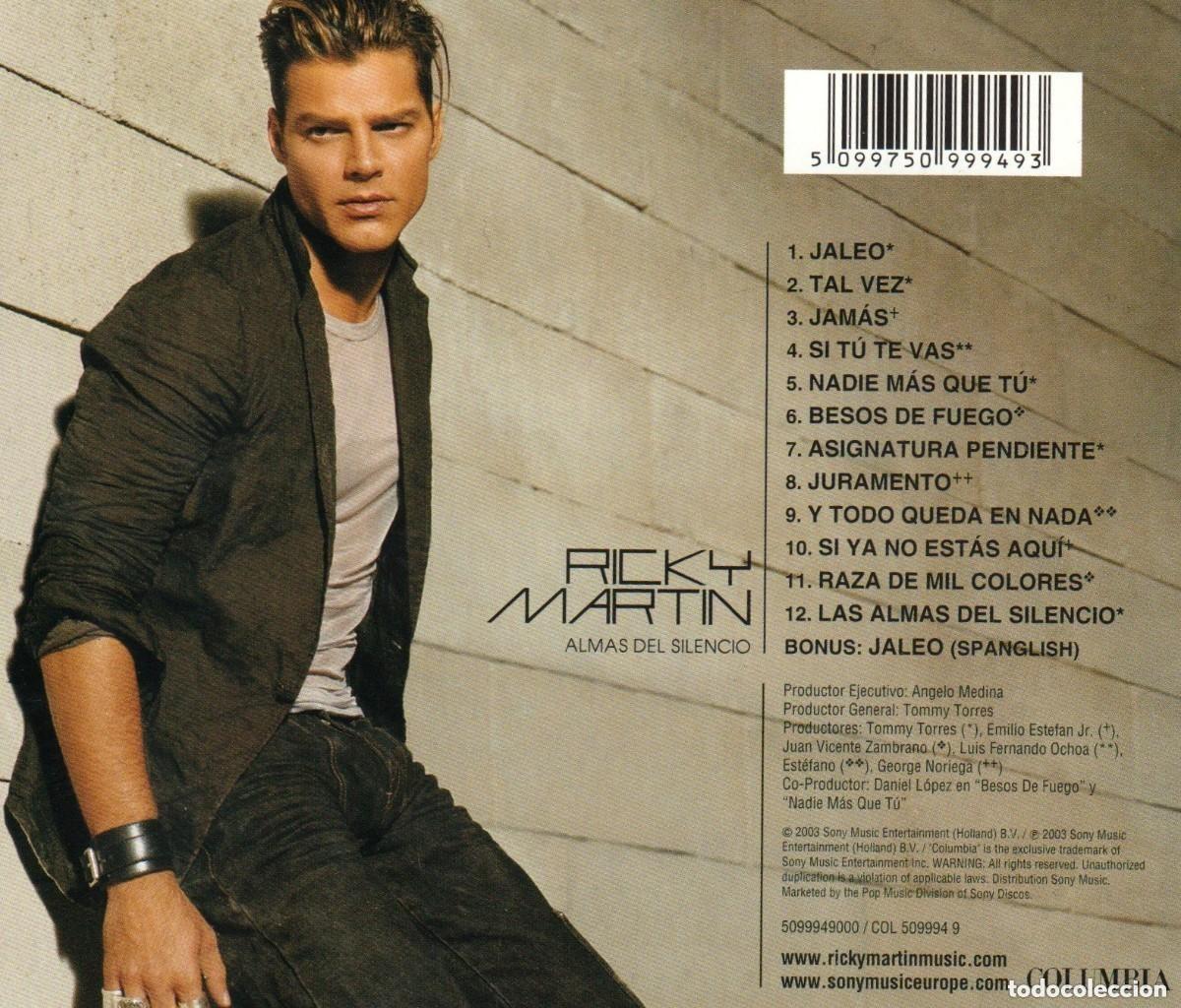 CDs de m&uacute;sica: RICKY MARTIN. ALMAS DEL SILENCIO. CD. - Foto 2