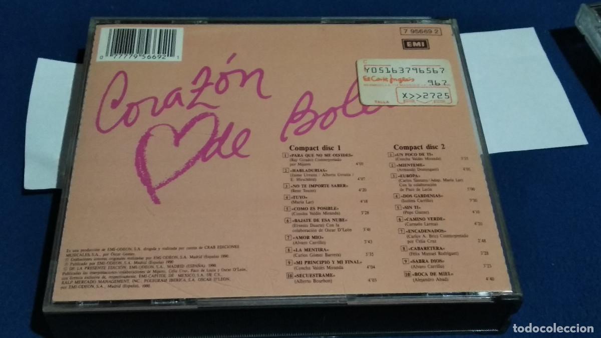 CDs de m&uacute;sica: DYANGO - CORAZON DE BOLERO (2 X CD + LIBRETO EMI 1990) - Foto 5