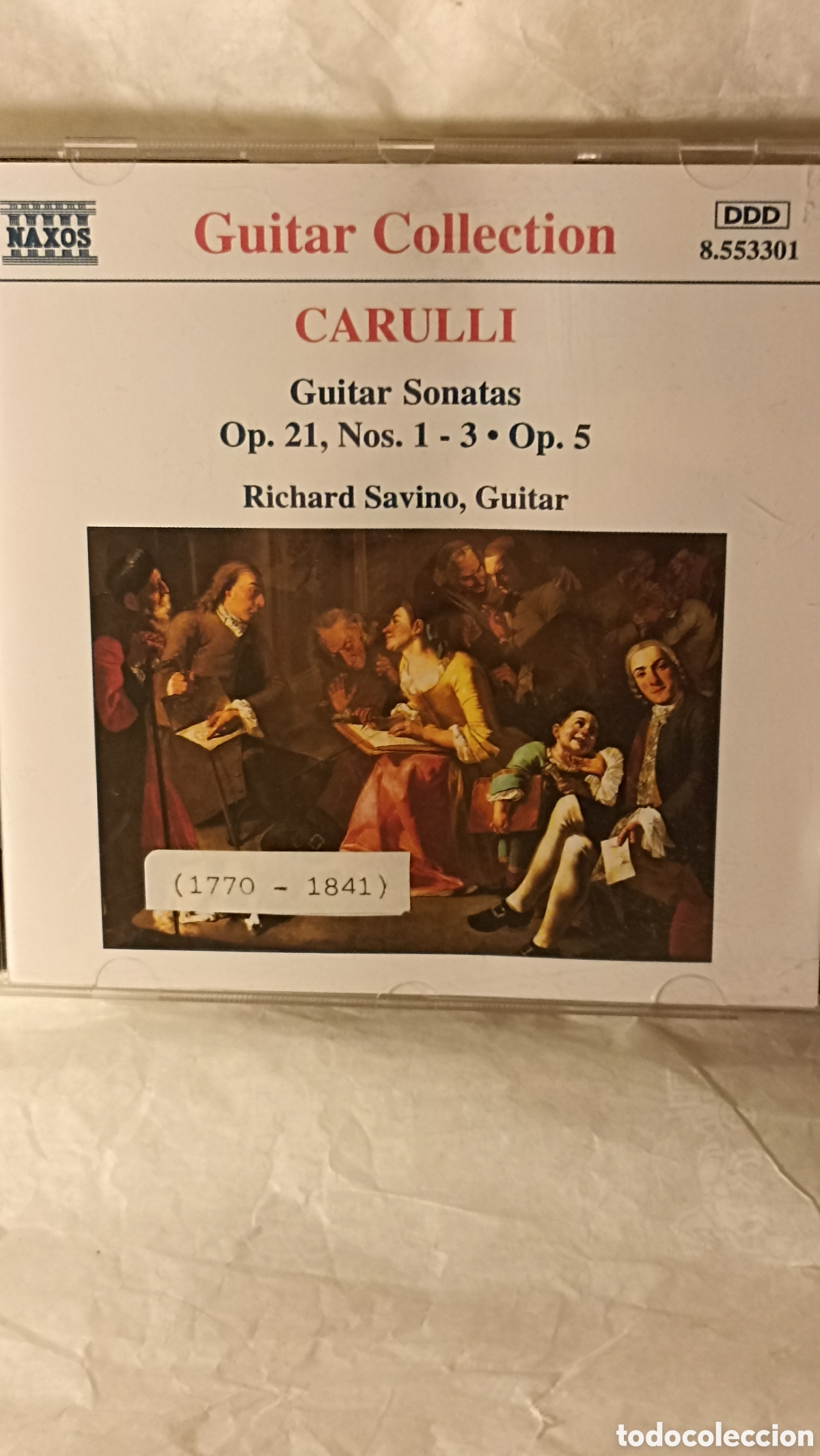 CDs de M&uacute;sica: &rdquo;Guitar Collection: Carulli - Guitar Sonatas Op. 21, Nos. 1 - 3 &bull; Op. 5&rdquo;, interpretado por Richard S