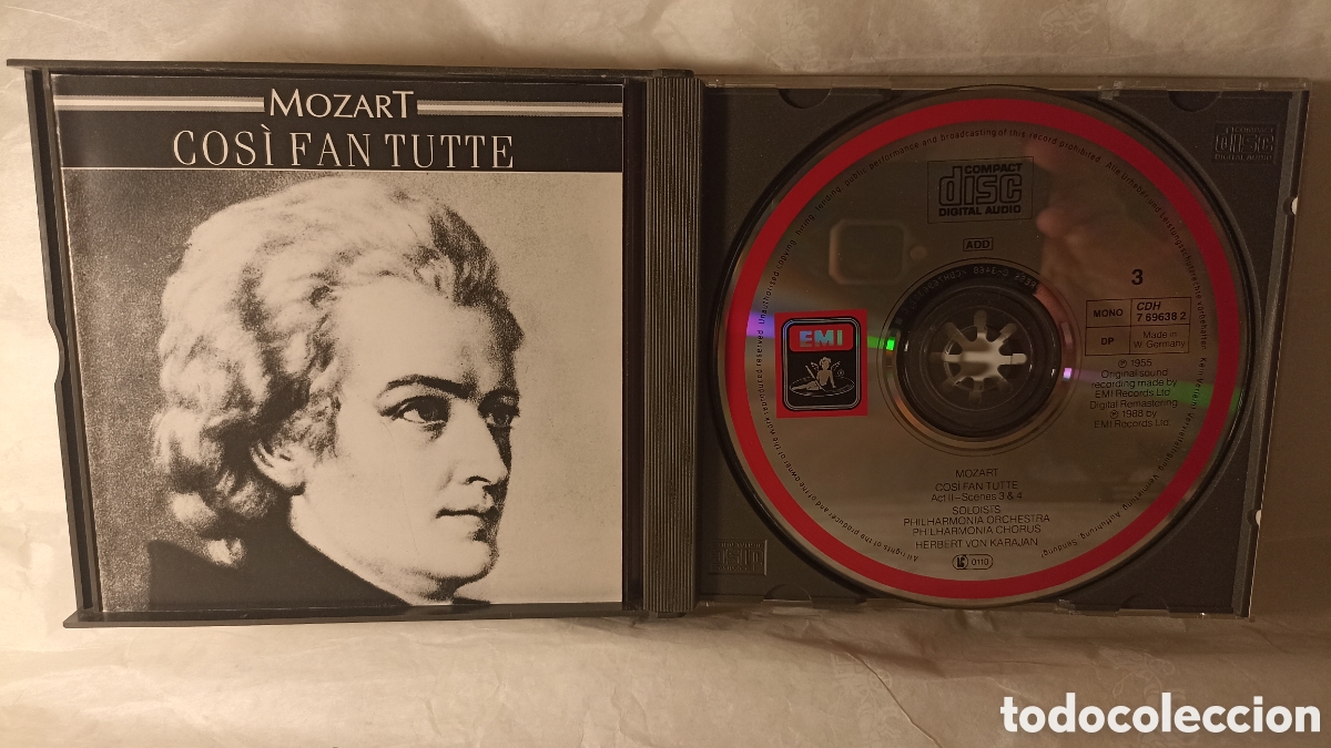 CDs de M&uacute;sica: 3CD MINT Cos&igrave; fan tutte de Wolfgang Amadeus Mozart.