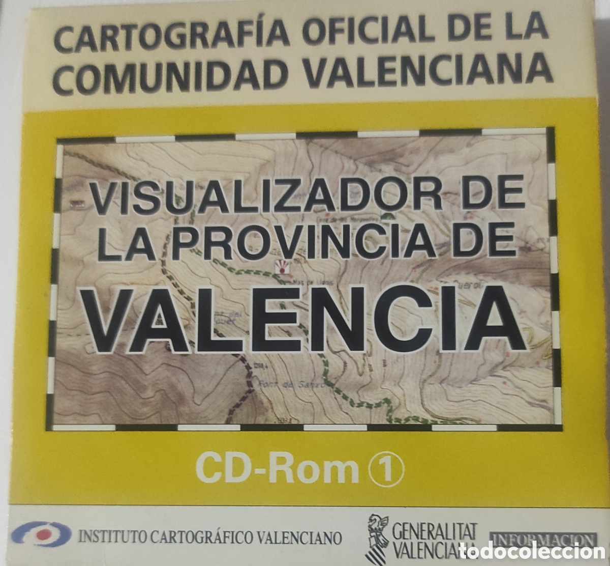 CDs de M&uacute;sica: Cartograf&iacute;a oficial de la comunidad Valenciana.