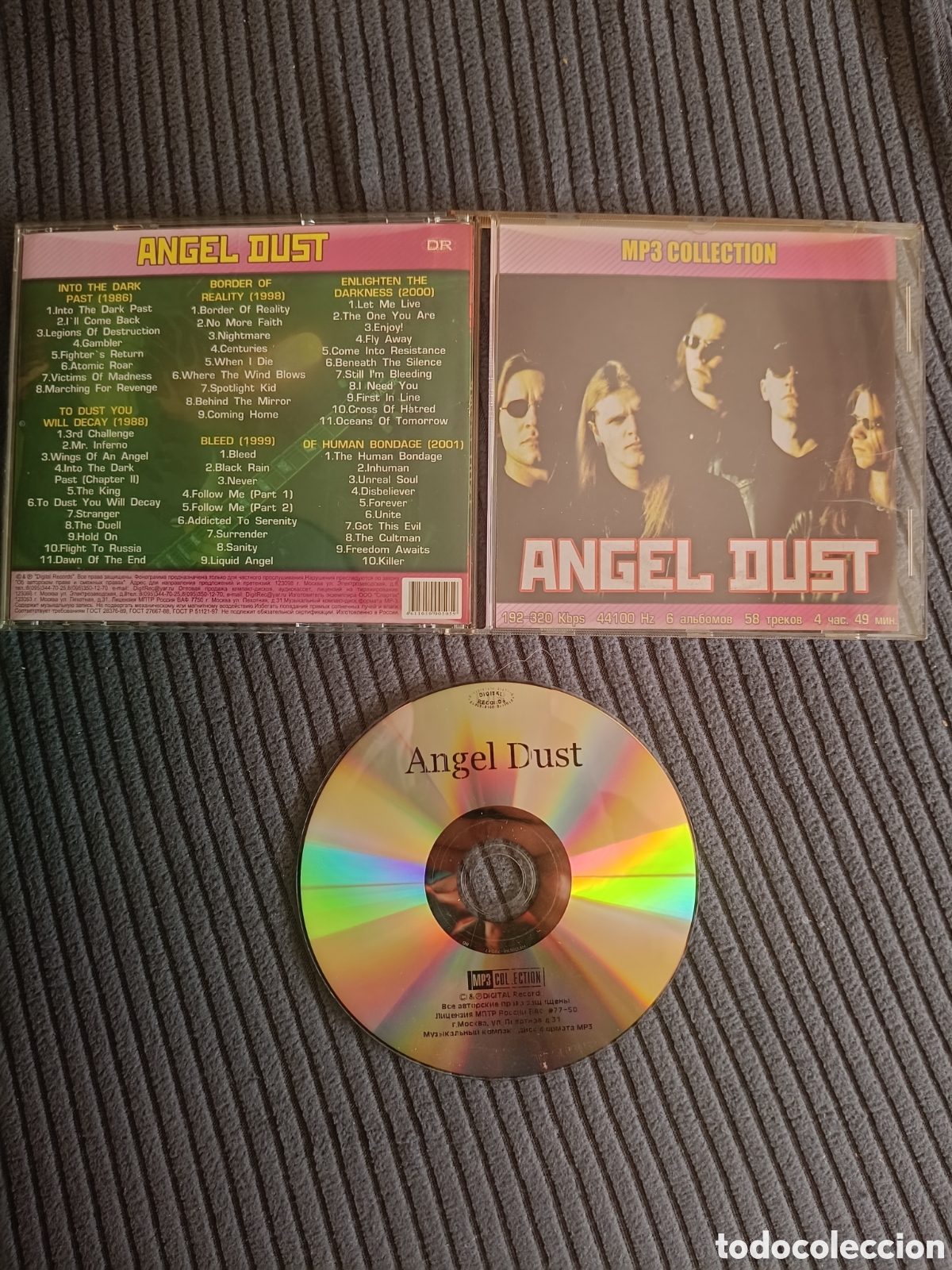 CDs de M&uacute;sica: Angel dust - MP3 collection cd