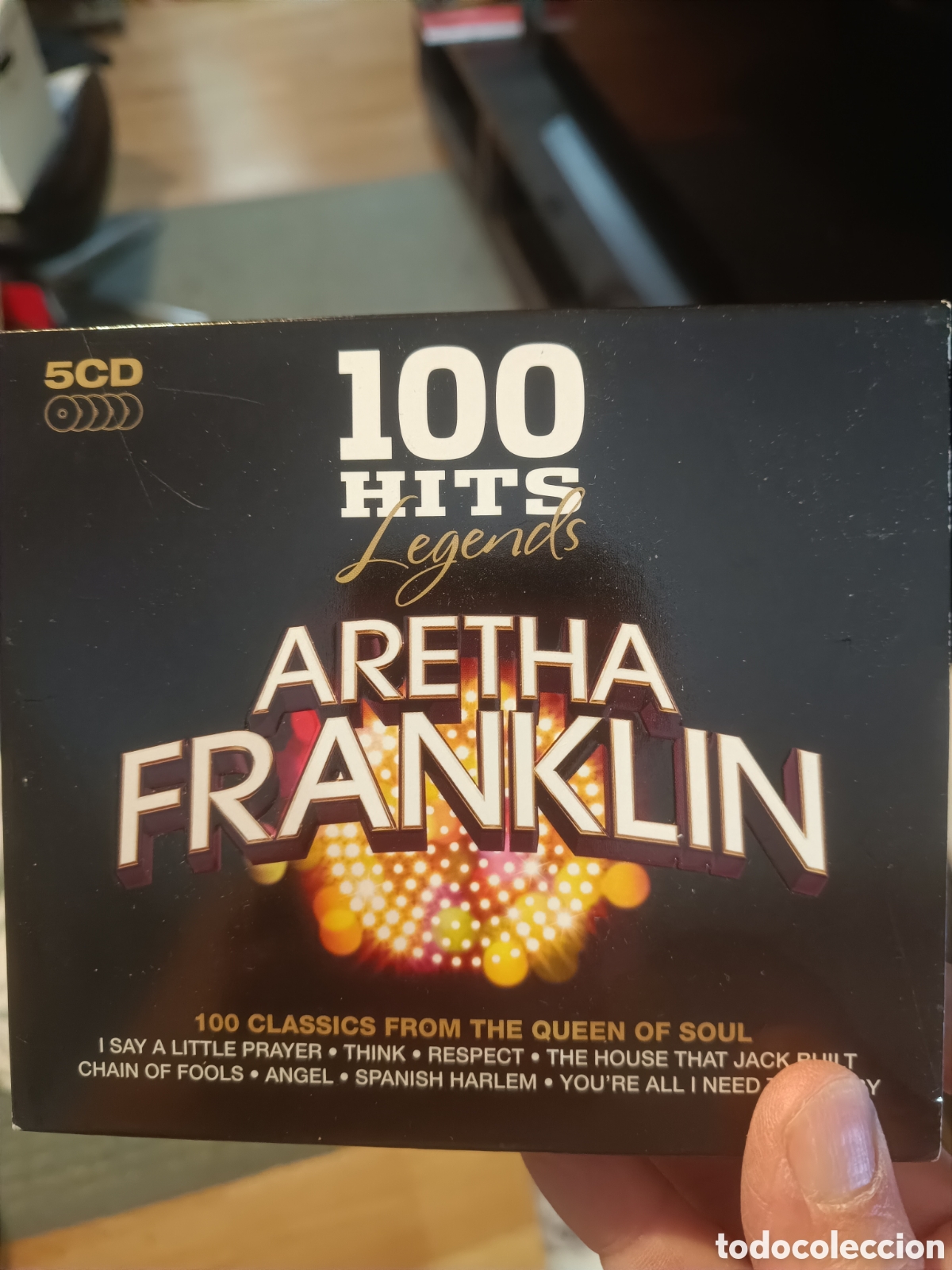 CDs de M&uacute;sica: Aretha Franklin &lrm;&ndash; 100 Hits Legends Aretha Franklin (5xCDs)