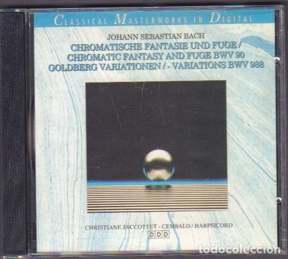 CDs de M&uacute;sica: JOHANN SEBASTIAN BACH - CHROMATISCHE FANTASIE UND FUGE / CD ALBUM 1995 RF-14558