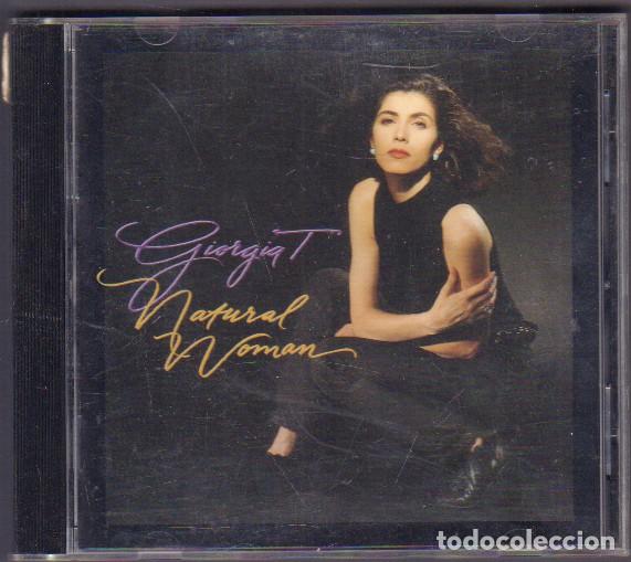 CDs de M&uacute;sica: GIORGIA T - NATURAL WOMAN / MAN IN THE MIRROR, CHAIN OF TOOLS.../ CD ALBUM 1992 RF-14563