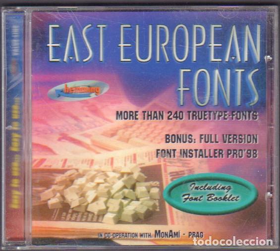 CDs de M&uacute;sica: EAST EUROPEAN FONTS - MORE THAN 240 TRUETYPE FONTS / CD PRO 98 RF-14581