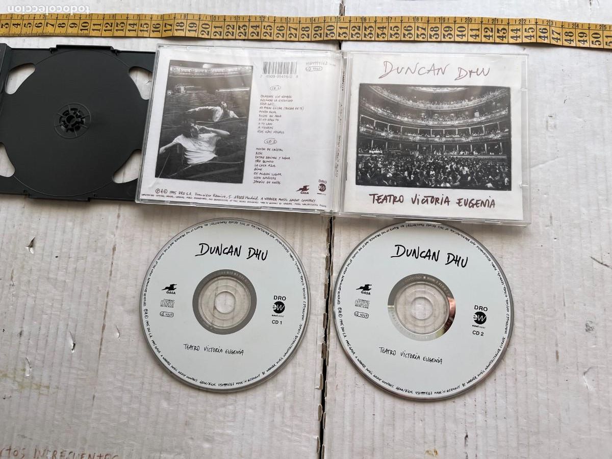 CDs de M&uacute;sica: DUNCAN DHU TEATRO VICTORIA EUGENIA 2 CDS- CD MUSICA KREATEN