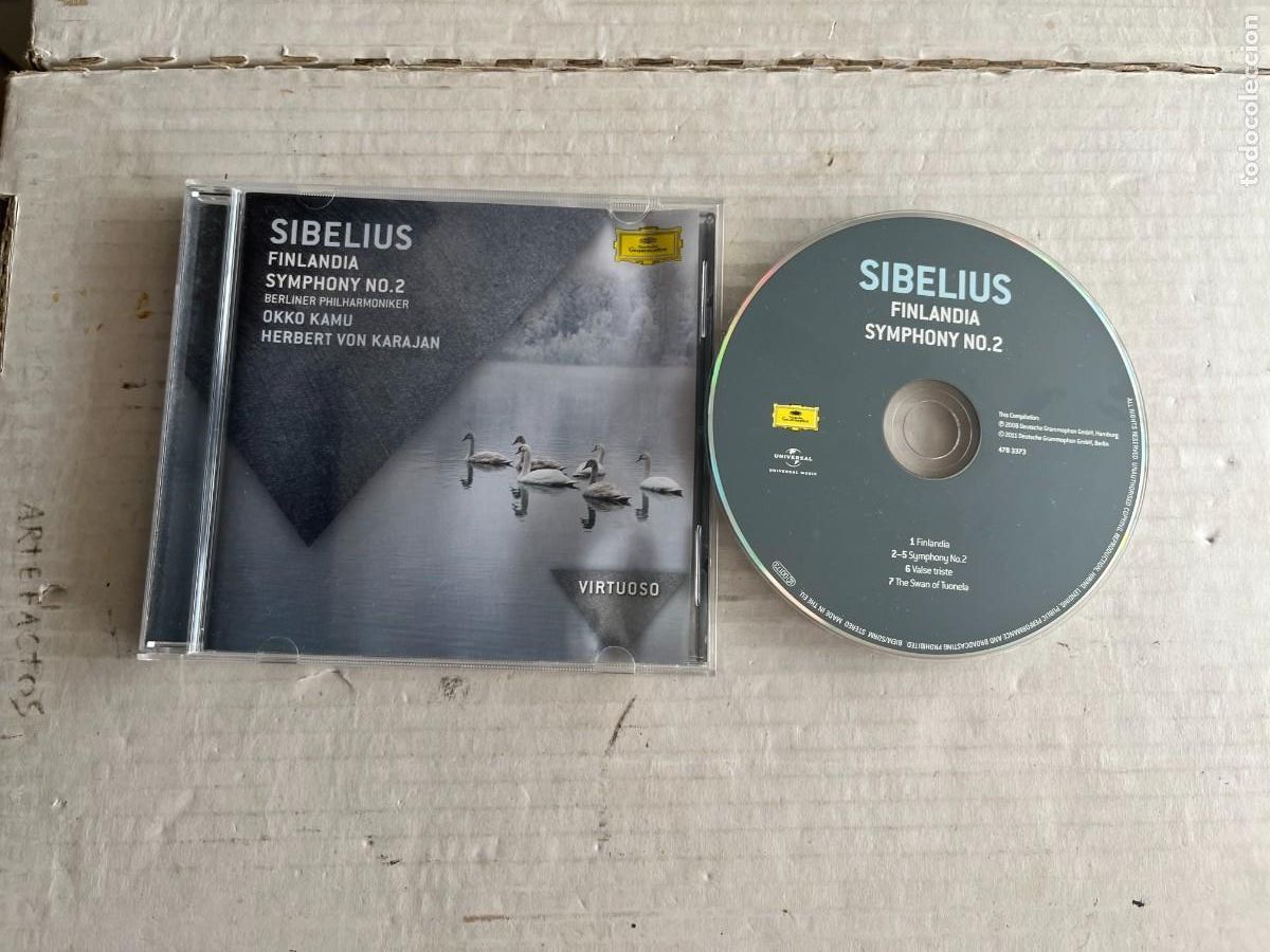 CDs de M&uacute;sica: SIBELIUS FINLANDIA SYMPHONY NO 2 DEUTSCHE GRAMMOPHON- CD MUSICA KREATEN