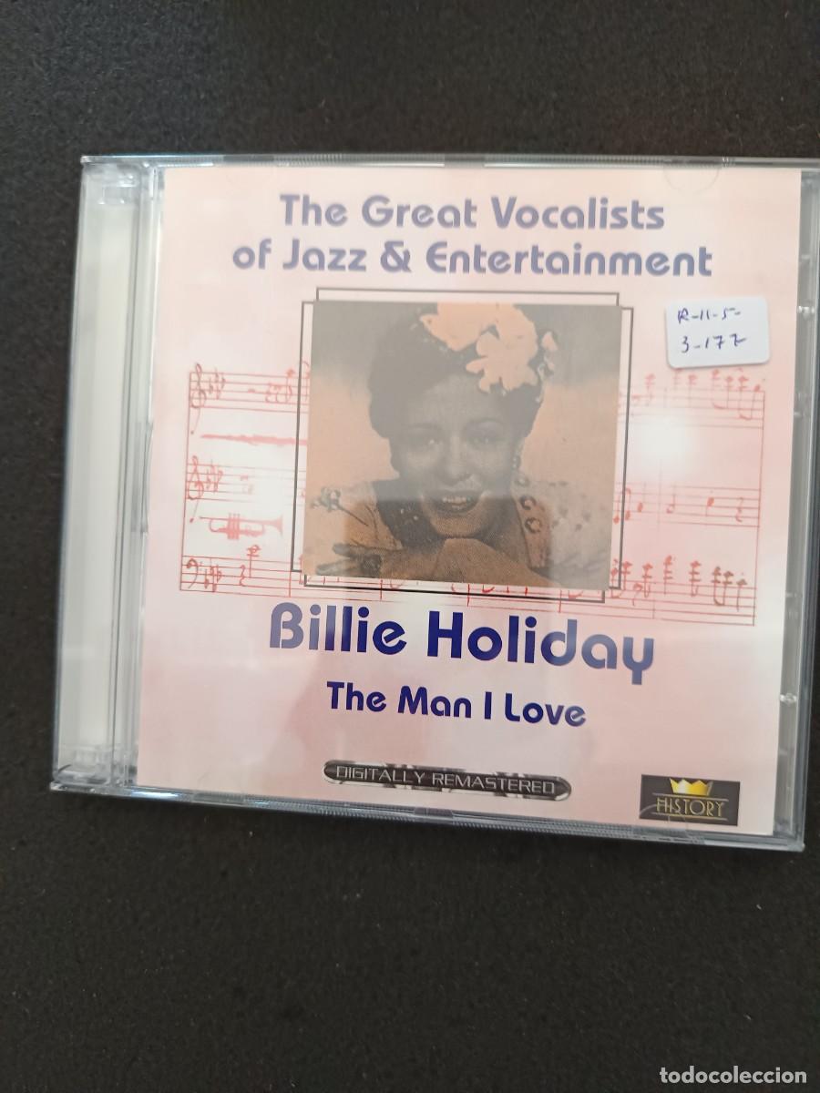CDs de M&uacute;sica: 2 CD. BILLIE HOLIDAY. THE MAN I LOVE. THE GREAT VOCALIST OF JAZZ & ENTERTAINMENT. 2 CD