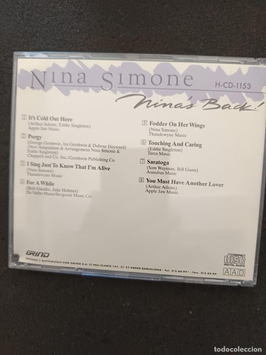 CDs de m&uacute;sica: NINA SIMONE. NINAS BACK ! - Foto 2