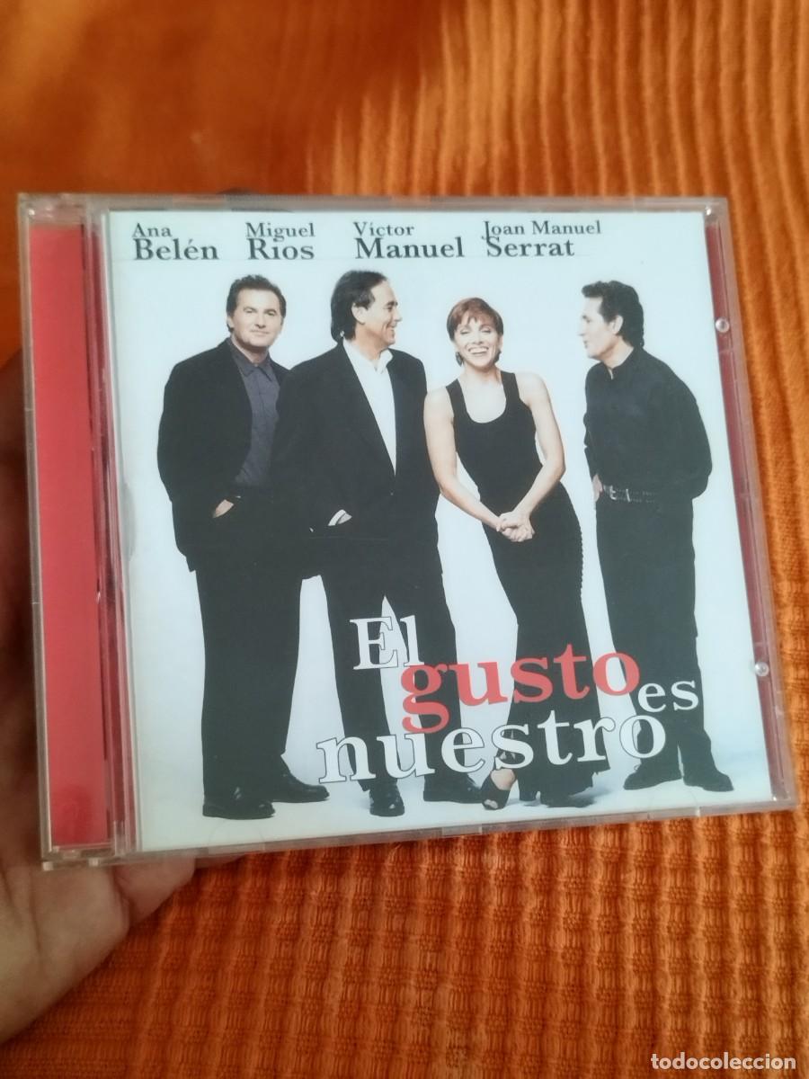 CDs de M&uacute;sica: Ana Bel&eacute;n, Miguel R&iacute;os, V&iacute;ctor Manuel, Joan Manuel Serrat &ndash; El Gusto Es Nuestro. Cd.