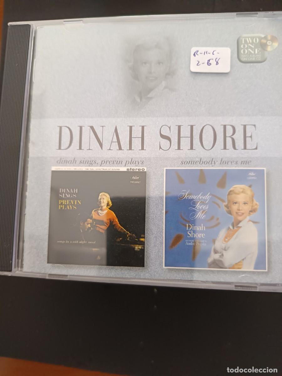 CDs de M&uacute;sica: DINAH SHORE. DINAH SINGS, PREVIN PLAYS / SOMEBODY LOVES ME