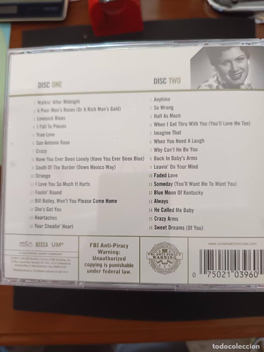 CDs de m&uacute;sica: 2 CD. PATSY CLINE. GOLD 2 CD - Foto 2