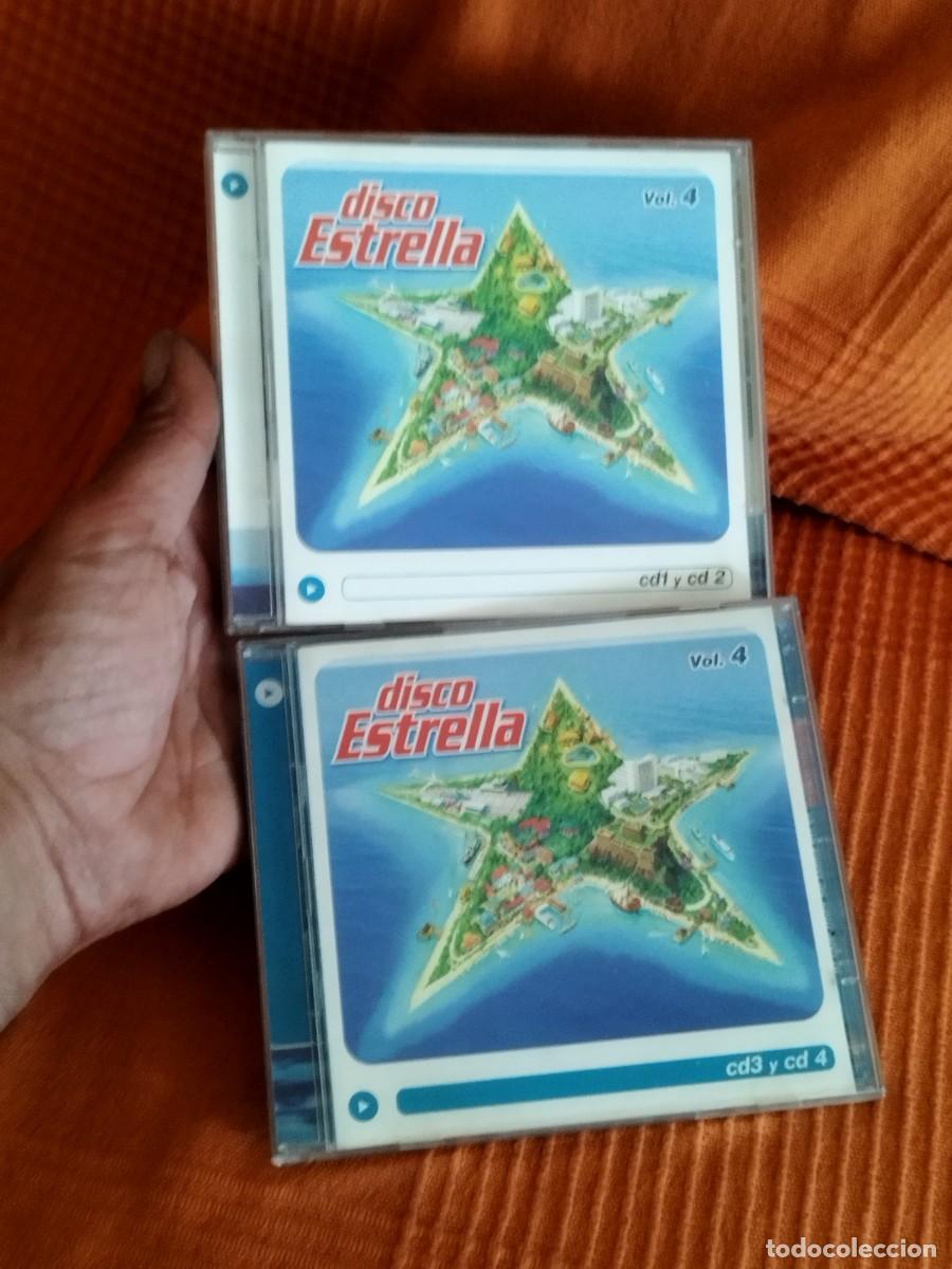 CDs de M&uacute;sica: Disco Estrella Vol. 4. 4 CDs. M&uacute;sica caribe, ibiza.