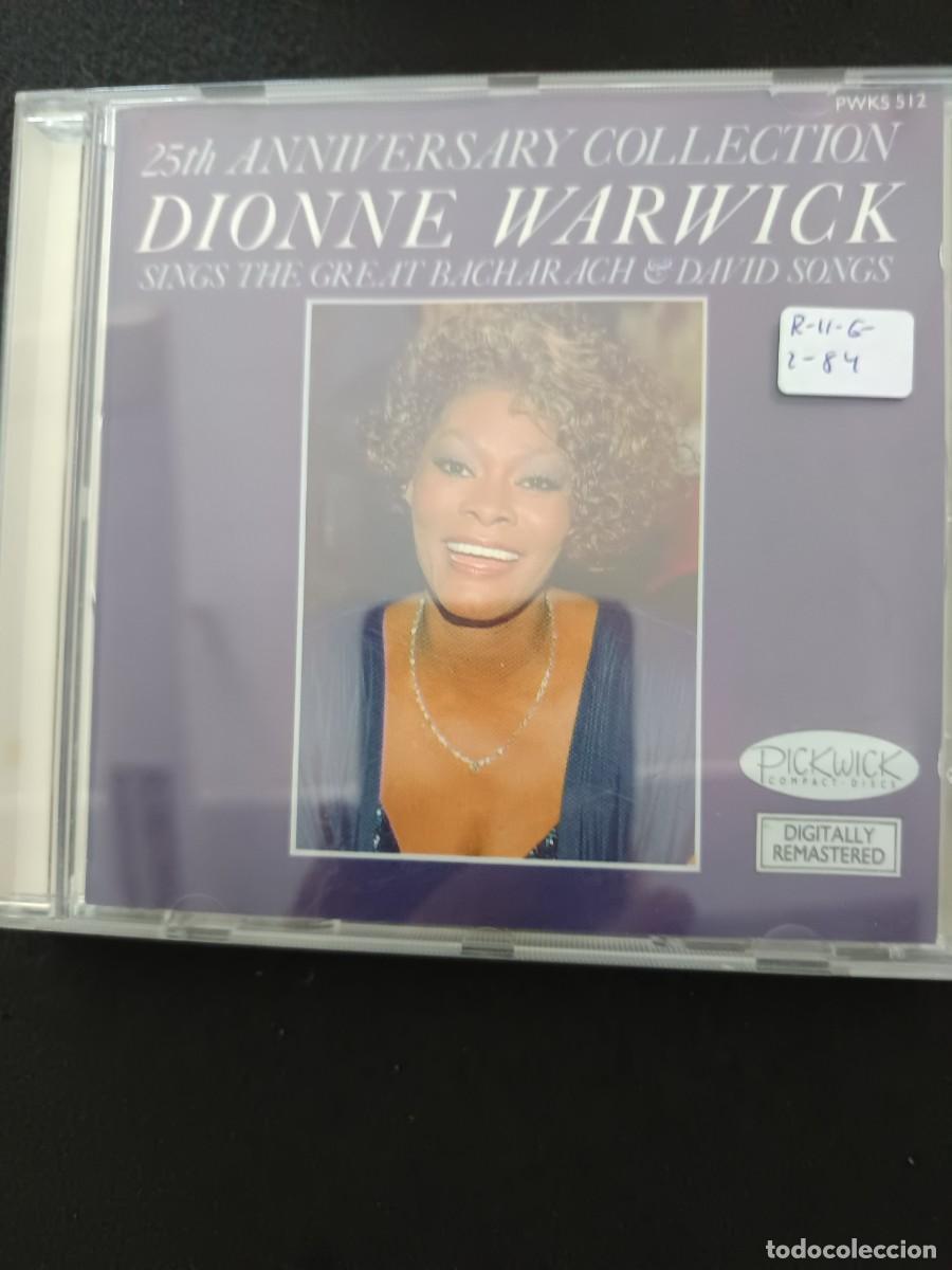CDs de M&uacute;sica: DIONNE WARWICK SINGS THE GREAT BACHARACH & DAVID SONGS. 25TH. ANNIVERSARY COLLECTION