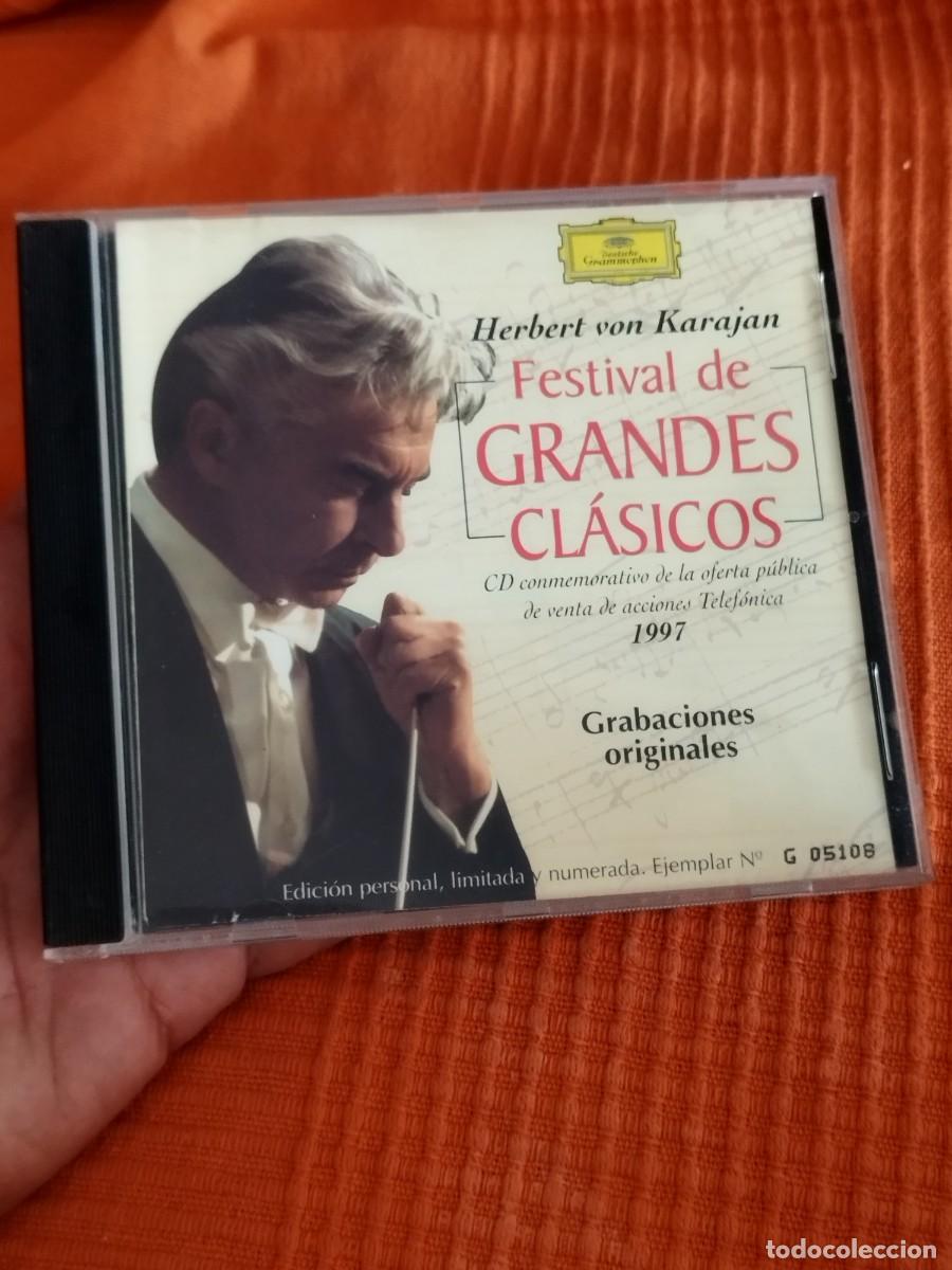 CDs de M&uacute;sica: Grandes Cl&aacute;sicos de Herbert von Karajan. Cd en muy buen estado.
