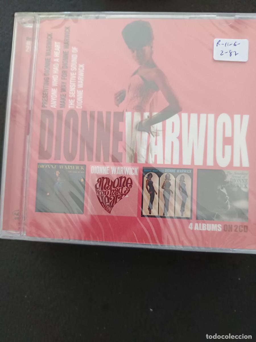 CDs de M&uacute;sica: DIONNE WARWICK. DE LUXE 4 LP ON 2 CD. PRESENTING DIONNE WARWICK / ANYONE WHO HAD A HEART / MAKE WAY