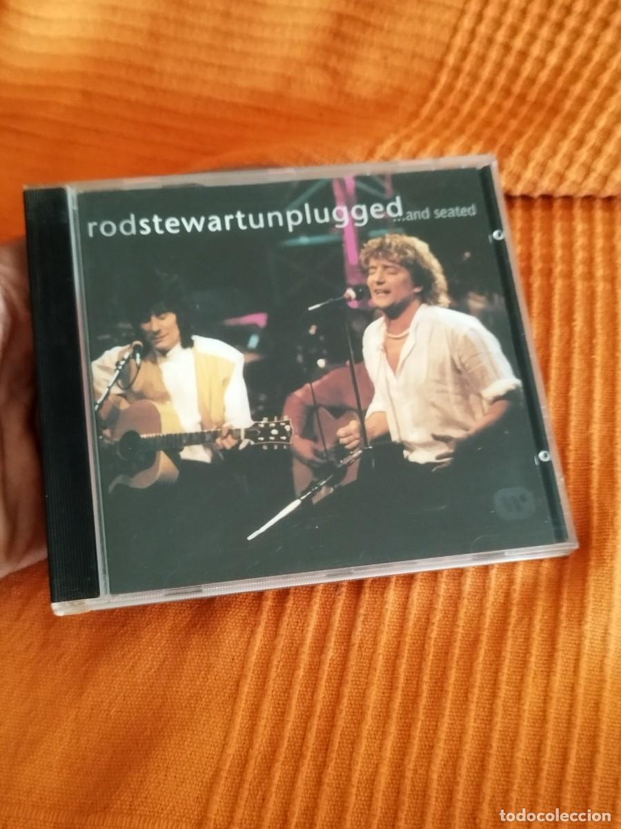 CDs de M&uacute;sica: Rod Stewart With Special Guest Ronnie Wood &ndash; Unplugged ...And Seated. Cd en muy buen estado.