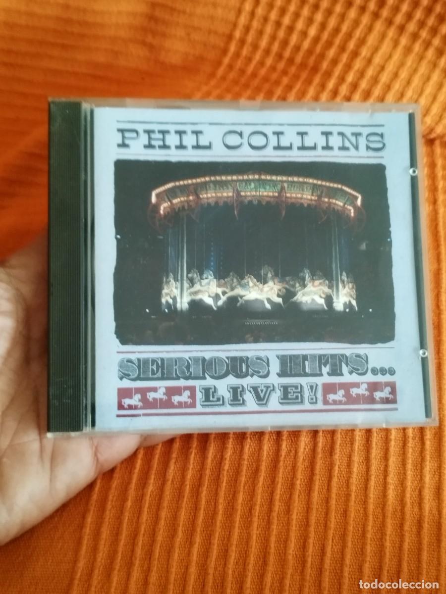 CDs de M&uacute;sica: Phil Collins &ndash; Serious Hits...Live!. Cd en muy buen estado.