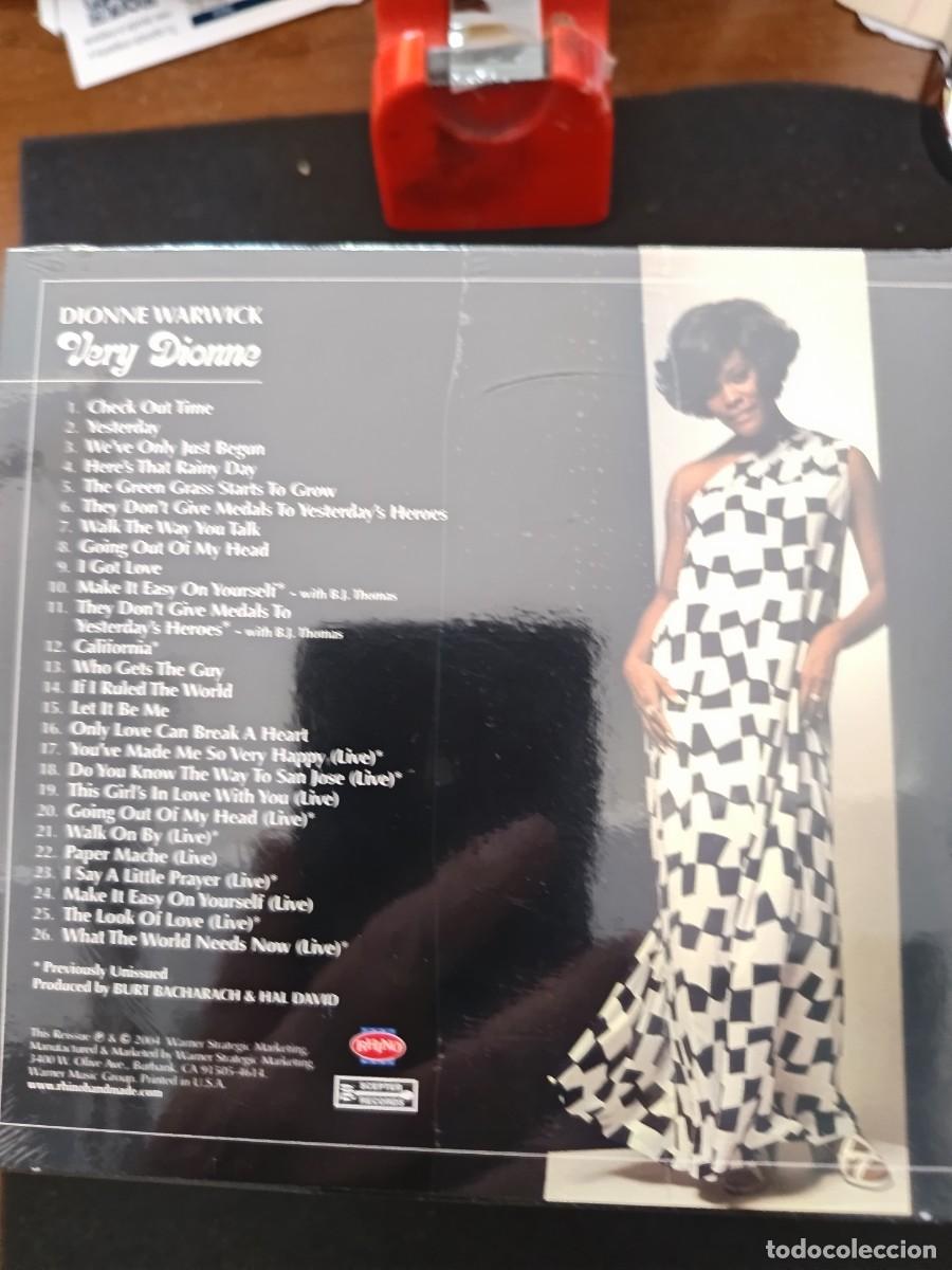 CDs de m&uacute;sica: DIONNE WARWICK. VERY DIONNE - Foto 2