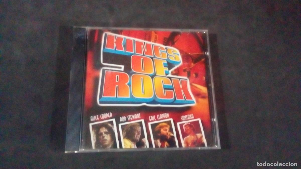 CDs de M&uacute;sica: CD-KINGS OF ROCK-SANTANA-YARDBIRDS-TROGGS-ALICE COOPER-ERIC CLAPTON..