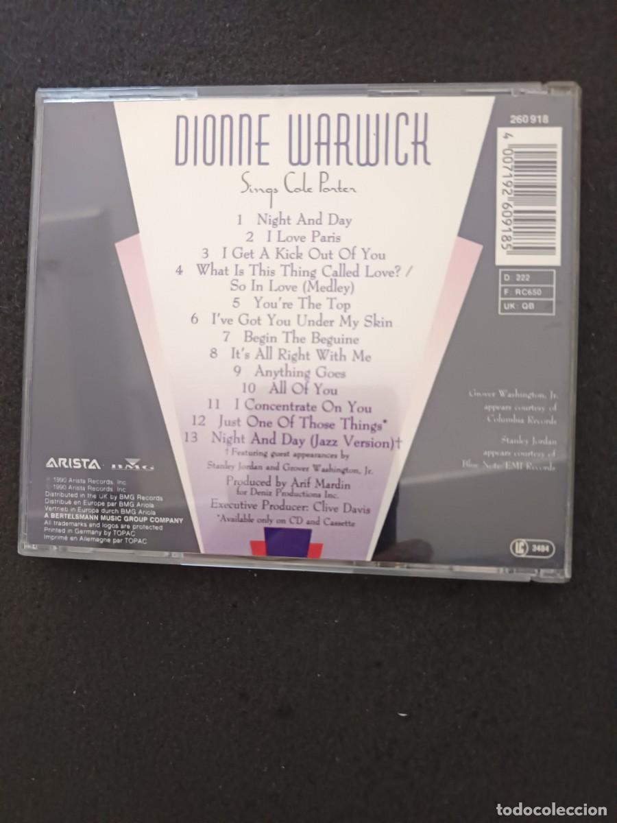 CDs de m&uacute;sica: DIONNE WARWICK SINGS COLE PORTER - Foto 2