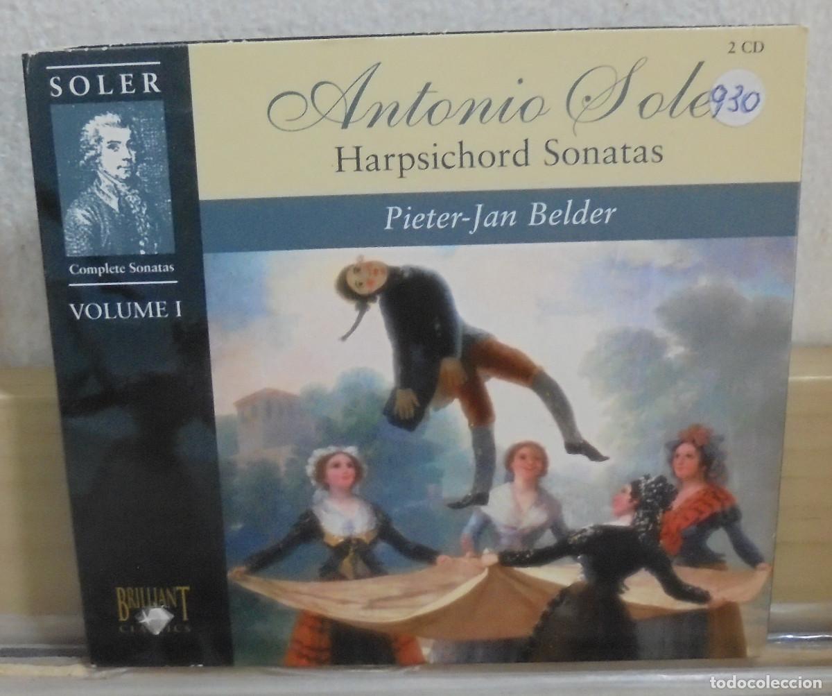CDs de M&uacute;sica: Antonio Soler. Pieter-Jan Belder. Harpsichord Sonatas. Volume I. Brilliant Classics. 2 CD 's
