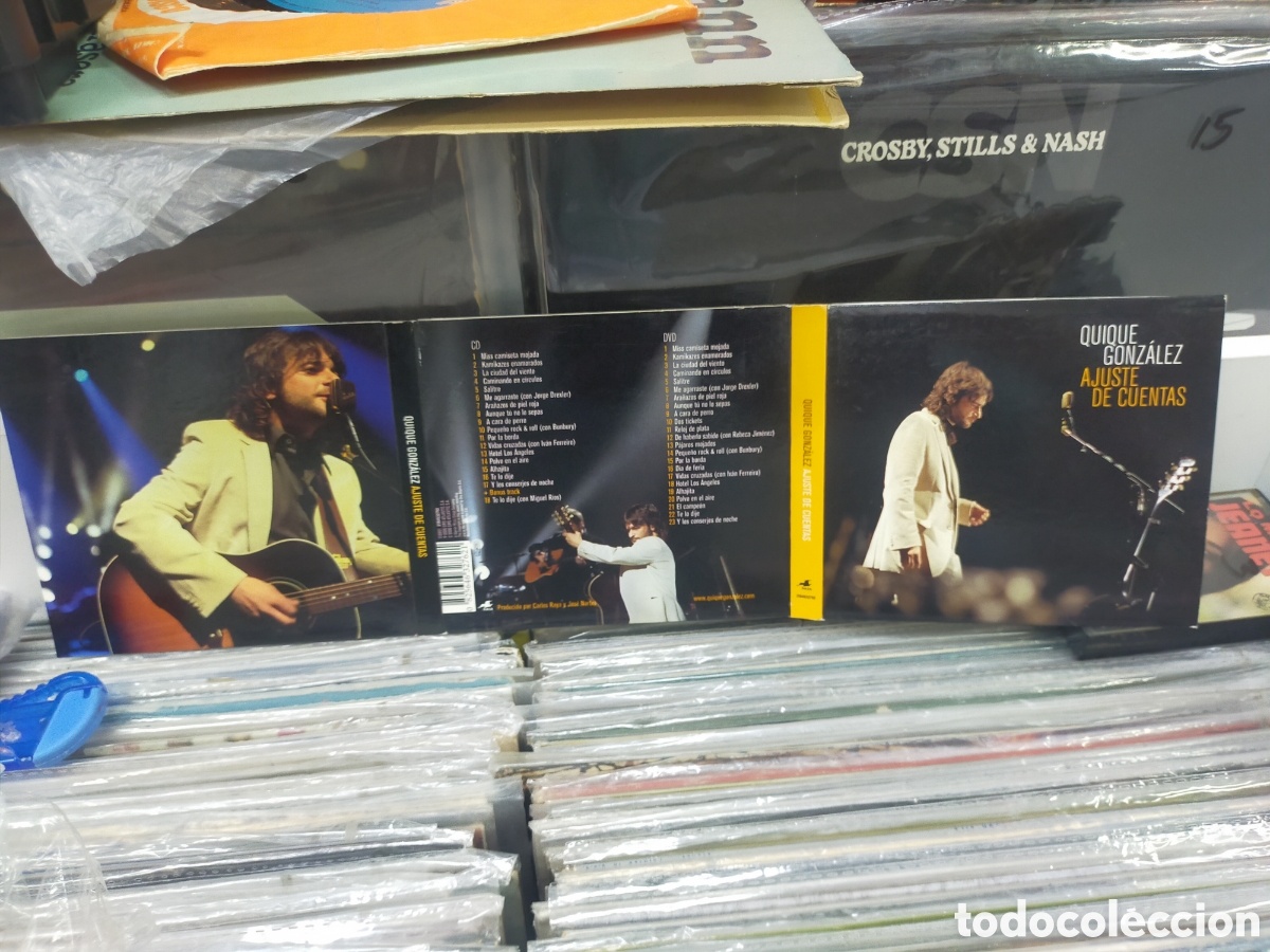 CDs de M&uacute;sica: Quique Gonz&aacute;lez CD + dvd ajuste de cuentas 2006