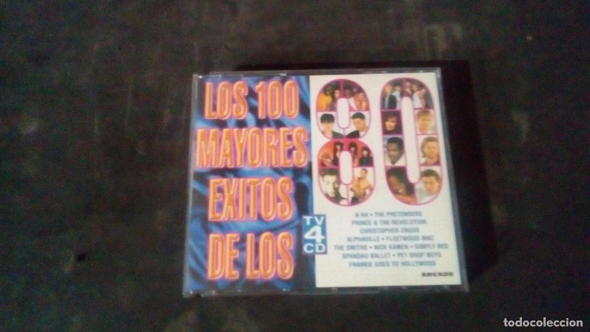 CDs de M&uacute;sica: CAJA 4 CD'S LOS 100 MAYORES &Eacute;XITOS DE LOS 80 ARCADE-COMO NUEVO-VER FOTOS