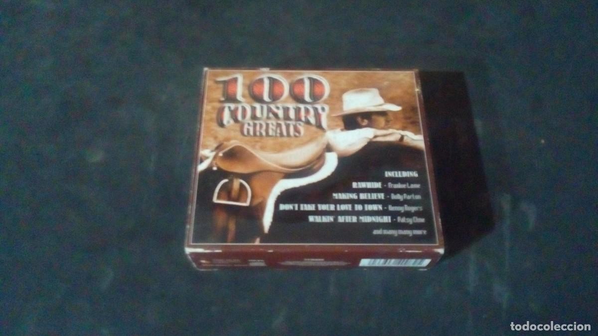 CDs de M&uacute;sica: 4 CD-100 COUNTRY GREATS-MUY BUEN ESTADO-VER FOTOS