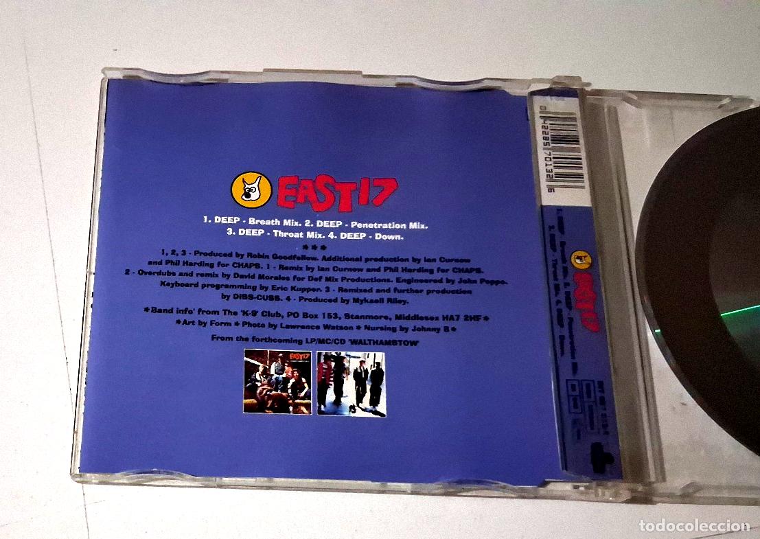 CDs de m&uacute;sica: EAST 17 &rdquo;DEEP&rdquo; CD SINGLE 4 TRACKS - Foto 2