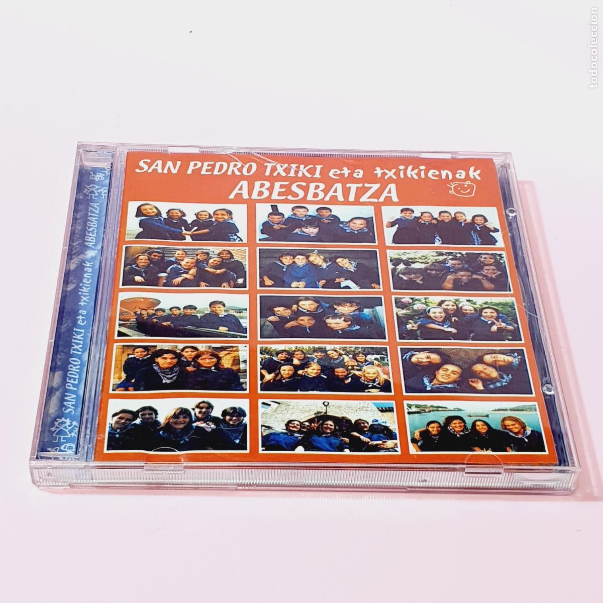 CDs de M&uacute;sica: CD-SAN PEDRO TXIKI ETATXIKIENAK-ABESBATZA-19 TEMAS-A&Ntilde;O 2000-VASCO-EXCELENTE-VER FOTOGRAF&Iacute;AS.